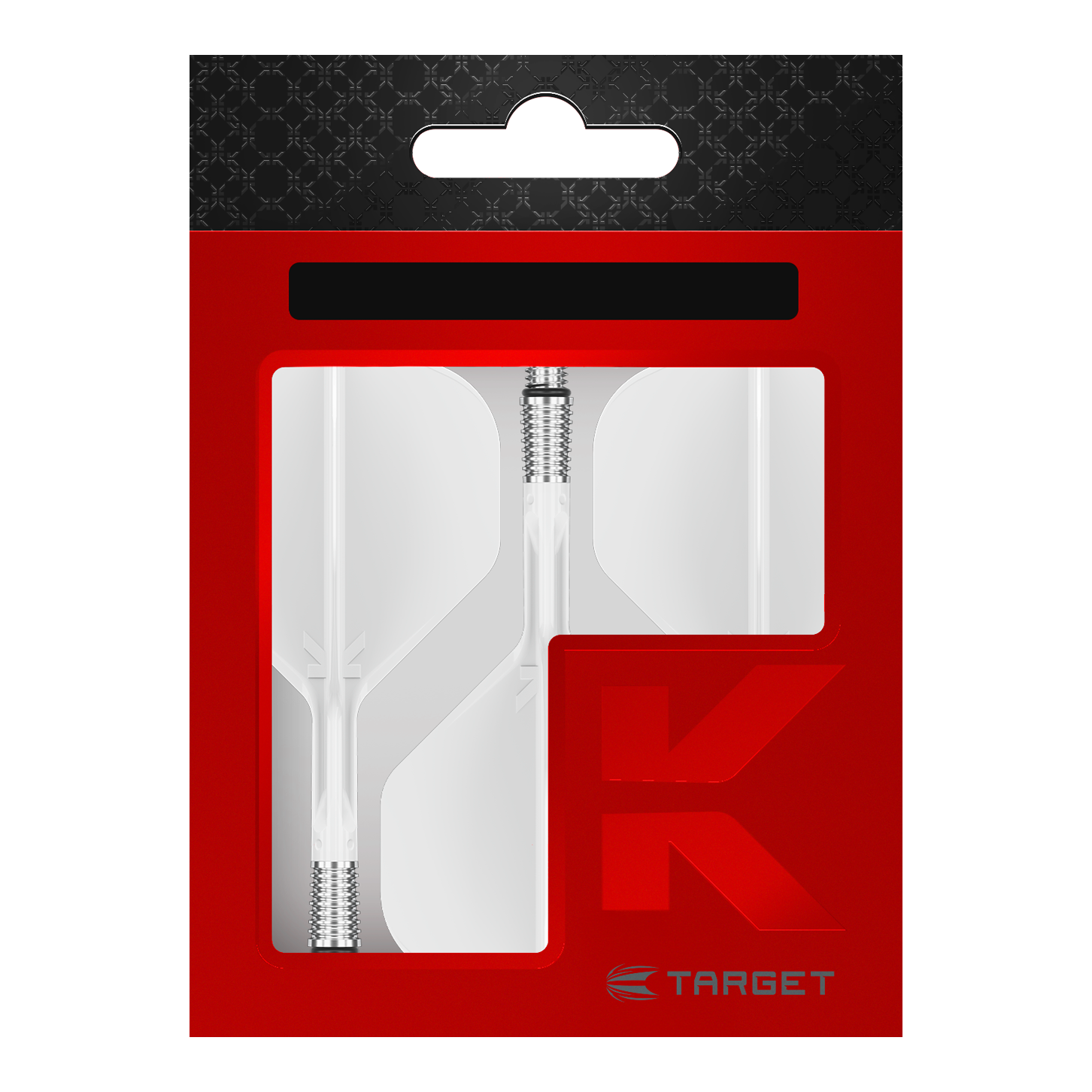 Target K-Shift No2 standaardvluchten - wit Abgebildet sind die Target K-Shift No2 Standard Flights - Weiß. Die Dart-Flights sind standardförmig und weiß gefärbt.
