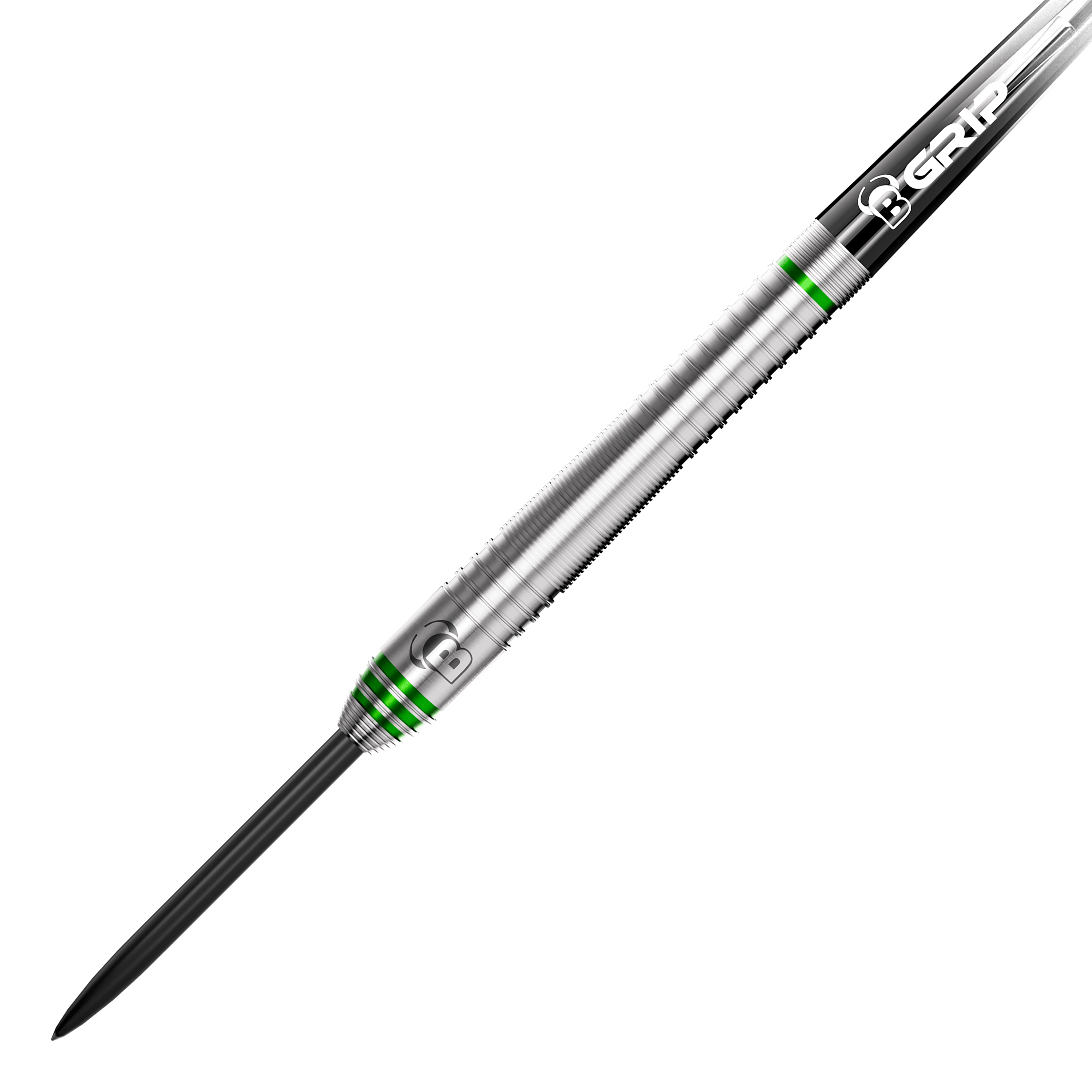Bulls Max Czerwinski Komkommer Steeldarts - 23 g Bulls Max Czerwinski Gurke Steeldarts mit einem Gewicht von 23 Gramm. Das Bild zeigt die Darts aus einer bestimmten Perspektive.