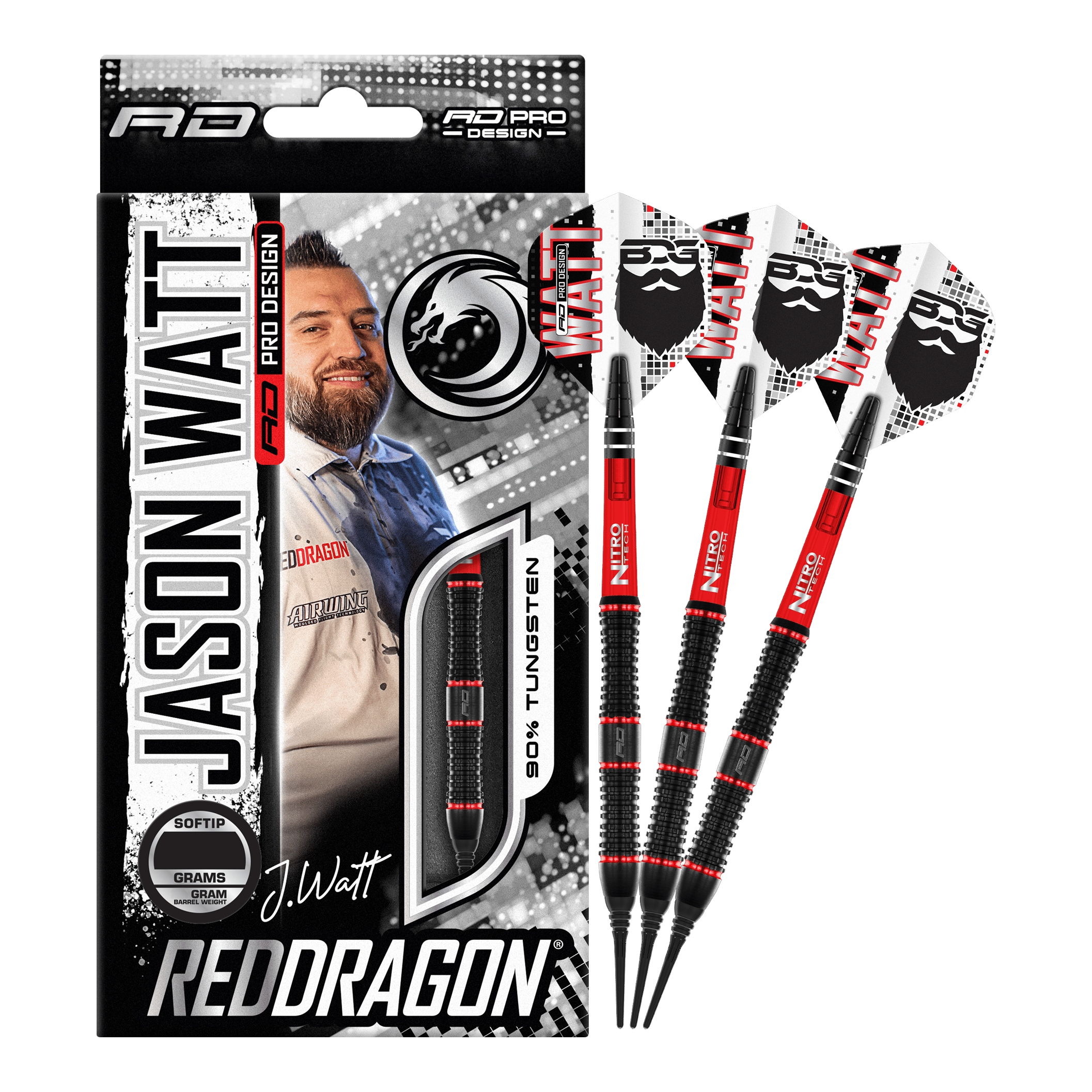 Red Dragon Jason Watt Softdarts - 22g