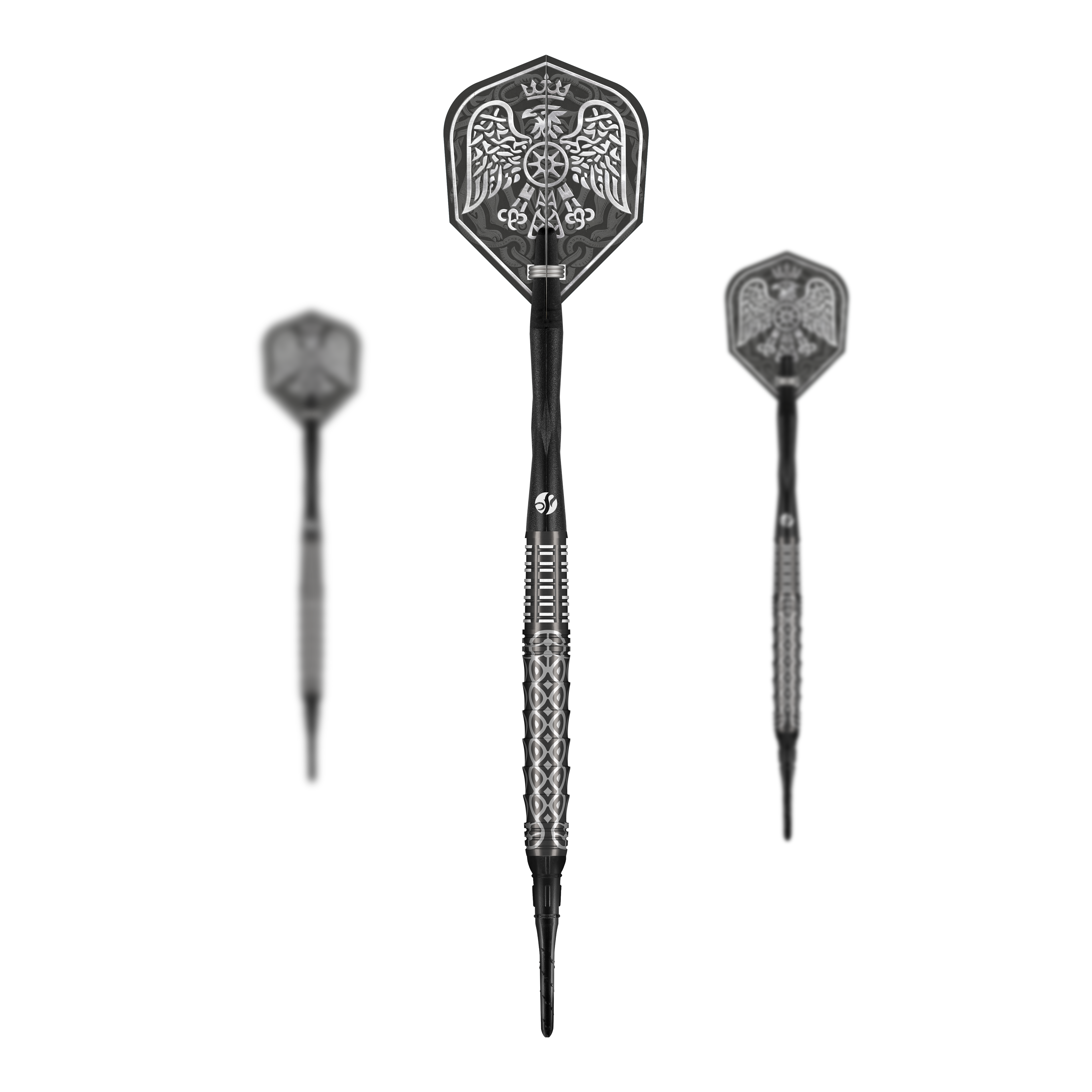 Shot Goths Wulfaz softdarts - 20g Das Bild zeigt ein Set der Shot Goths Wulfaz Softdarts - 20g. Das Set bietet alles, was für ein Softdartspiel benötigt wird.