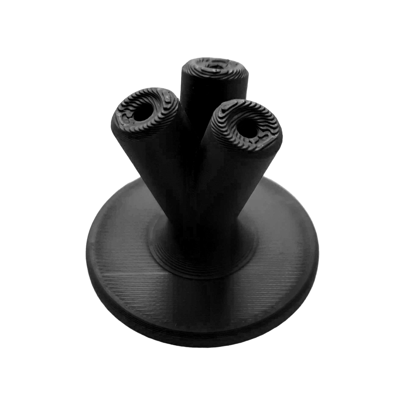 Hier ist ein kompakter Dart-Halter in Schwarz abgebildet. Das Produkt ist unter dem Namen NYTStudio Compact Darts Halter bekannt.