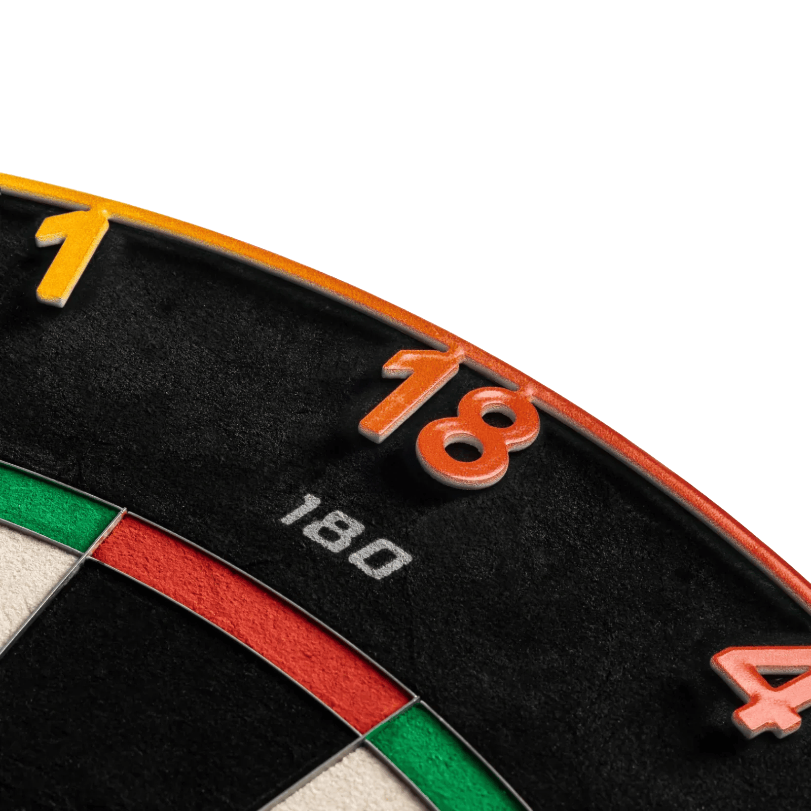 Precise 180 Endorphine stalen dartbord met cijferring - Spectrum Das Precise 180 Endorphine Steeldartboard mit Nummernring - Spectrum ist ein hochwertiges Dartboard mit klar erkennbarem Zahlenring. Es eignet sich perfekt für präzises Dartspiel zu Hause oder im Verein.