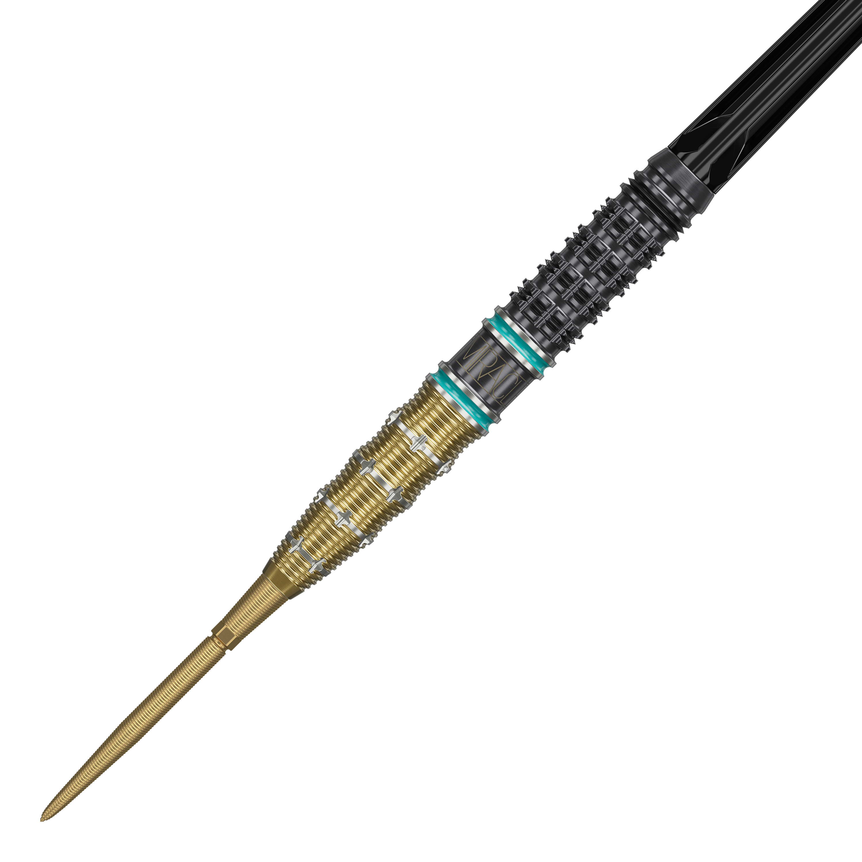 Auf dem Bild sind die Target Japan Mikuru Suzuki The Miracle GEN7.5 Swiss Point Steeldarts zu sehen. Die Steeldarts haben ein schlankes, modernes Design.