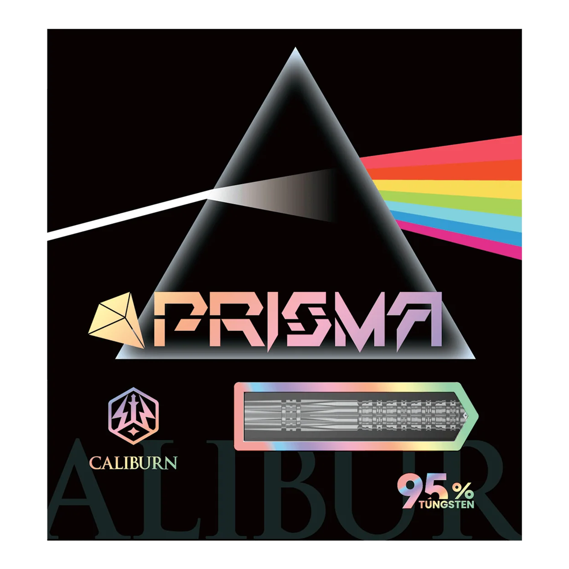 Auf dem Bild sind die Caliburn Prisma P2 Softdarts in der 20g Variante zu sehen. Das Produkt besticht durch sein attraktives Design und seine Qualität.