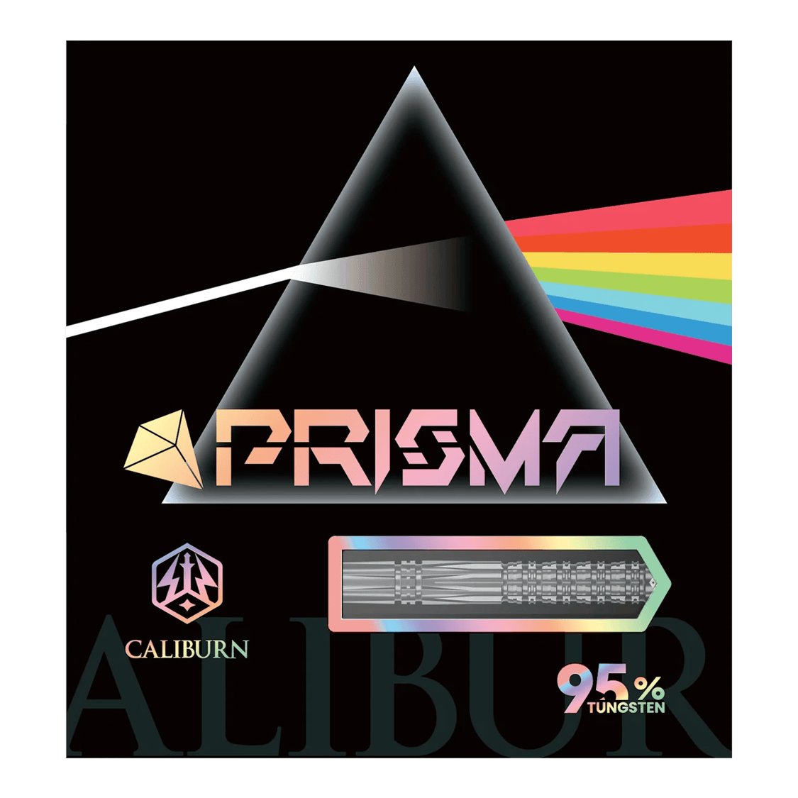 Caliburn Prisma P2 softdarts - 20 g Auf dem Bild sind die Caliburn Prisma P2 Softdarts in der 20g Variante zu sehen. Das Produkt besticht durch sein attraktives Design und seine Qualität.
