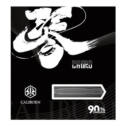 Caliburn Chord C1 stalen dartpijlen - 21,5 g Abgebildet ist der Caliburn Chord C1 Steeldart mit 21,5g. Der Dartpfeil liegt auf einem neutralen Hintergrund.