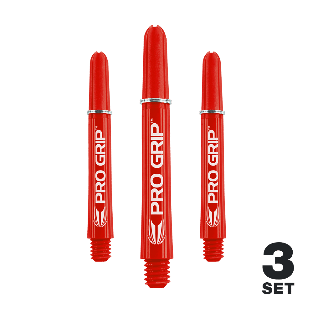 Target Pro Grip Shafts - 3 Sets - Rood