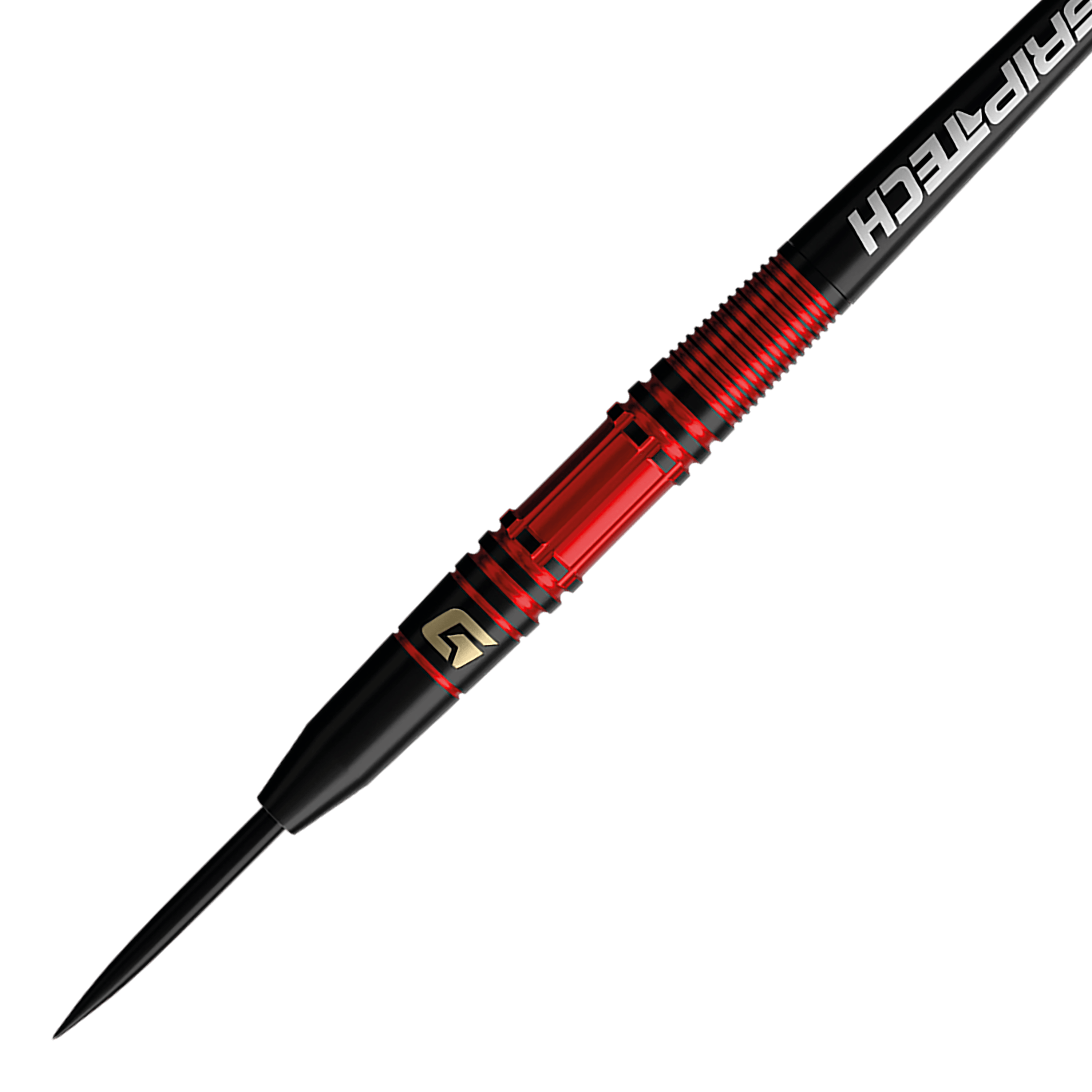 GOAT Atleet Rode Wolfraam Stalen Darts Dies ist ein Foto der GOAT Athlete Red Tungsten Steeldarts. Die Steeldarts bestehen aus robustem Tungsten.