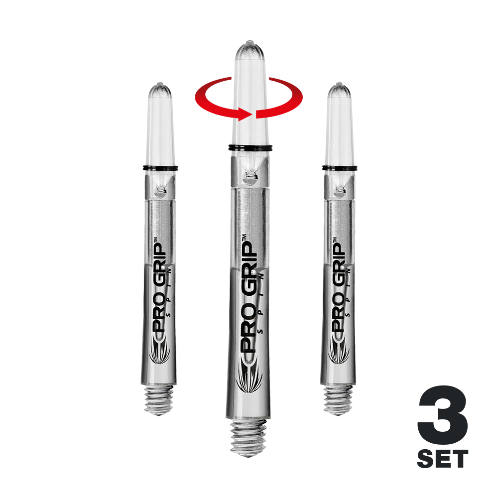 Target Pro Grip Spin Shafts - 3 Sets - Transparant
