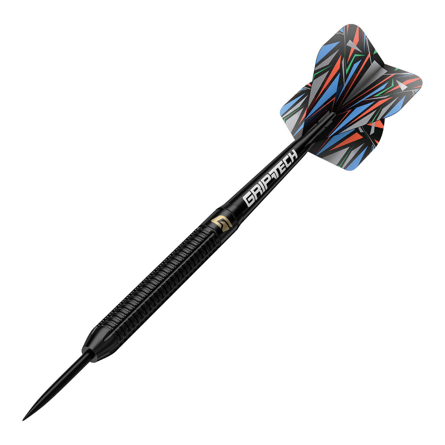 Zu sehen sind die GOAT Athlete Black Tungsten Steeldarts. Die Steeldarts bestehen aus hochwertigem Tungsten mit einem sportlichen Aussehen.