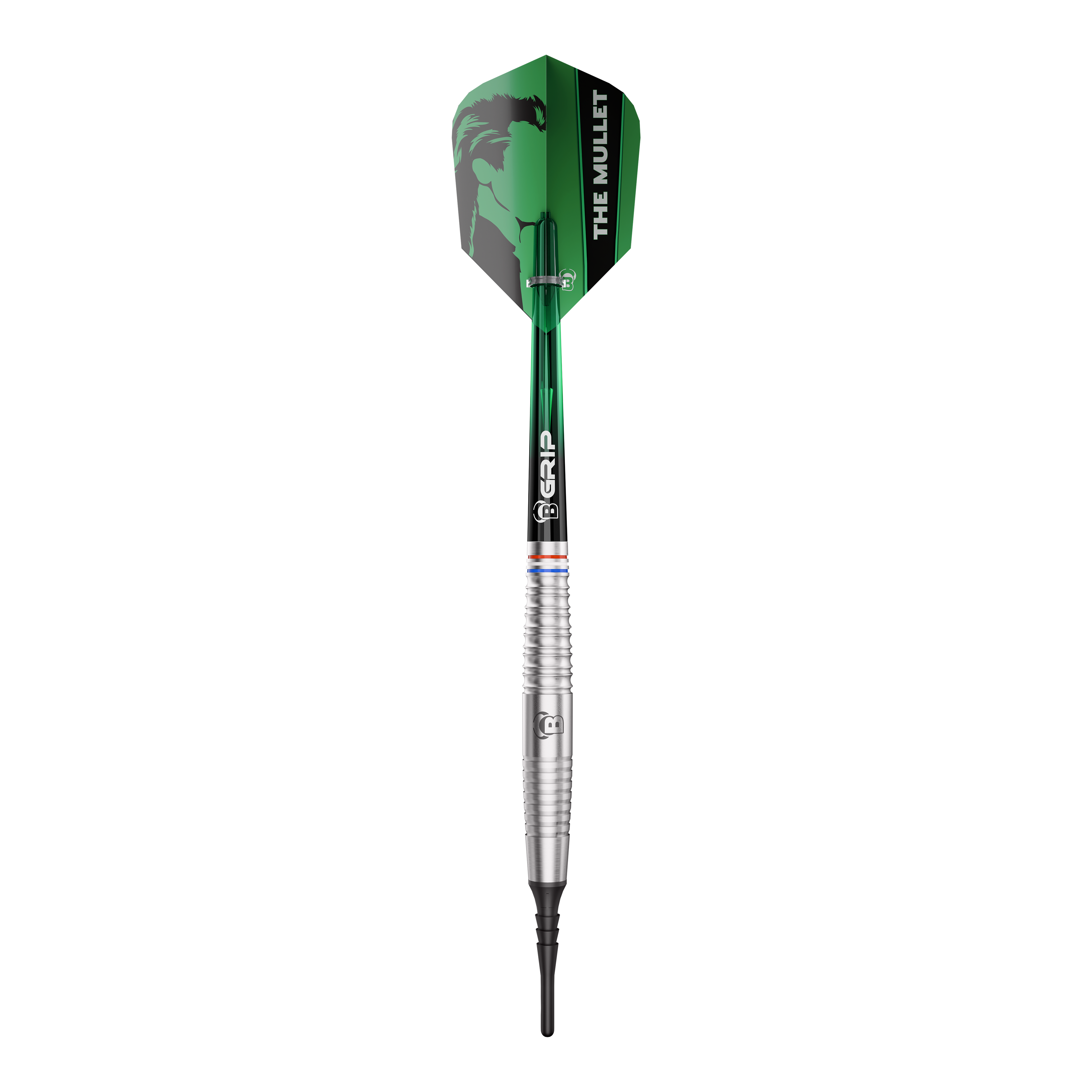 Das Produkt Bulls Danny Jansen Softdarts - 20g ist auf dem Bild zu sehen. Die Aufnahme zeigt die spezifischen Details des Softdarts.