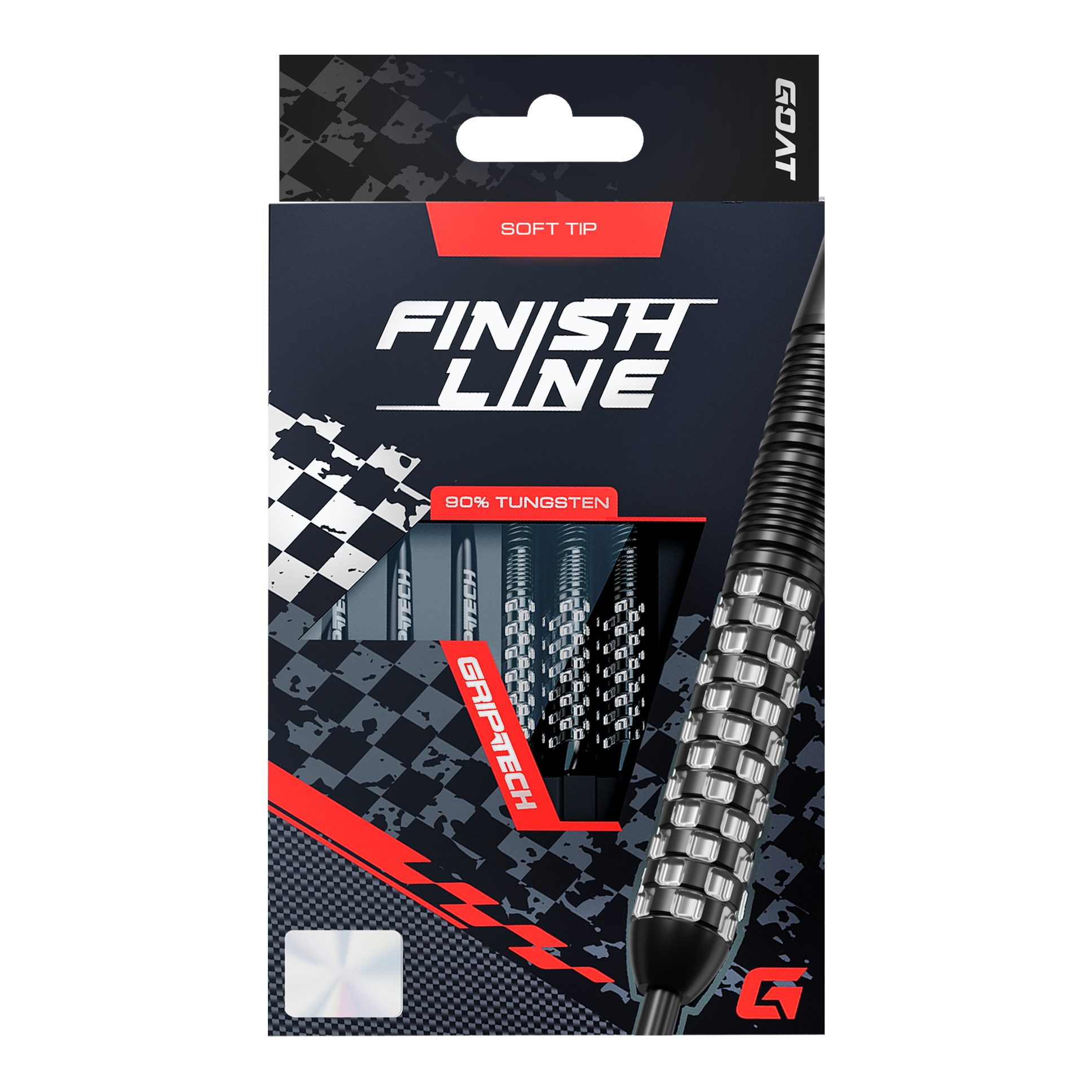 GOAT Finish Line Soft Darts - 20 g Das Produkt GOAT Finish Line Tungsten Softdarts - 20g ist auf diesem Bild dargestellt. Die Darts bieten gute Kontrolle beim Werfen.
