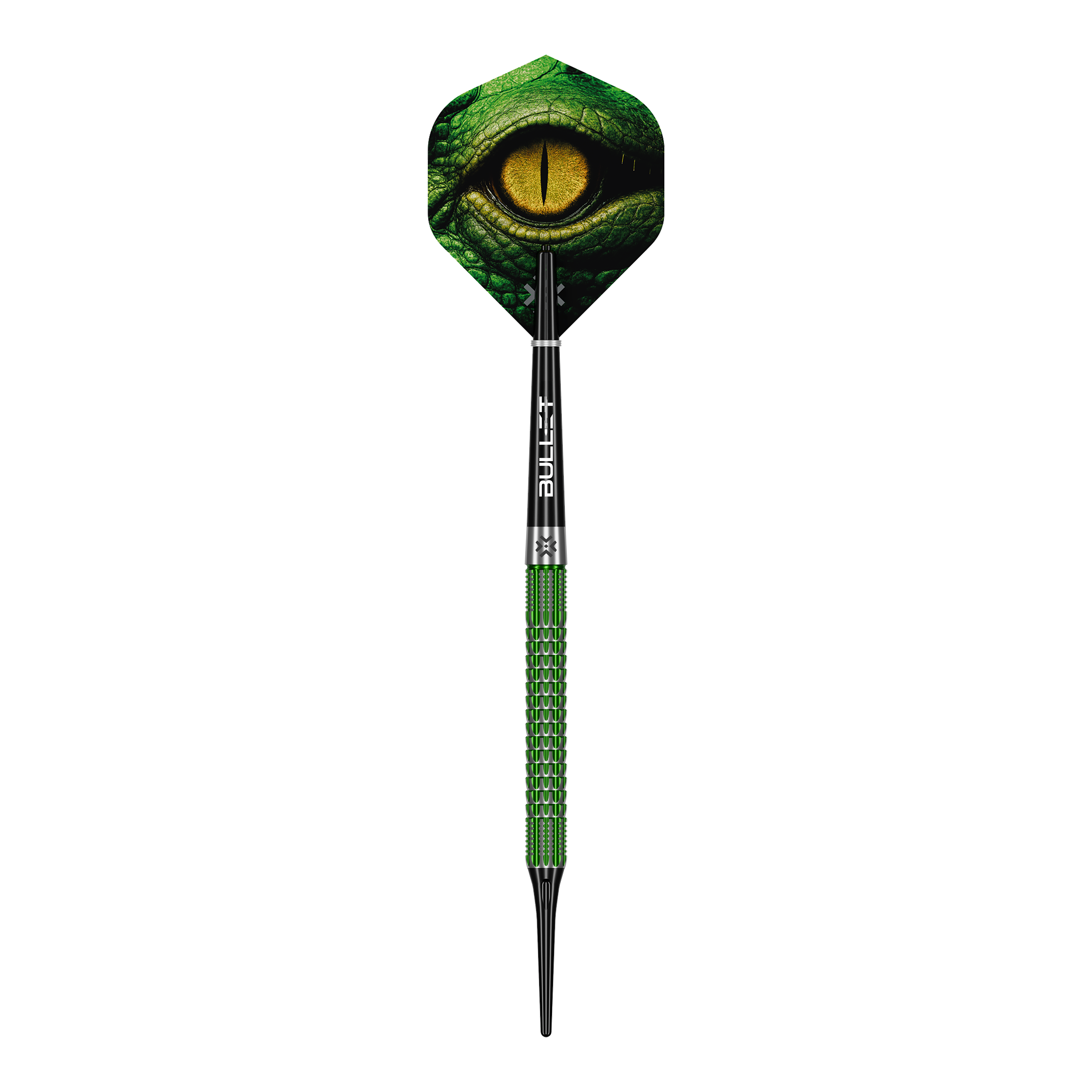 Bullet Gator Softdarts - 20g Das Bild zeigt Bullet Gator Softdarts - 20g. Diese Softdarts sind für präzises Dartspiel konzipiert.