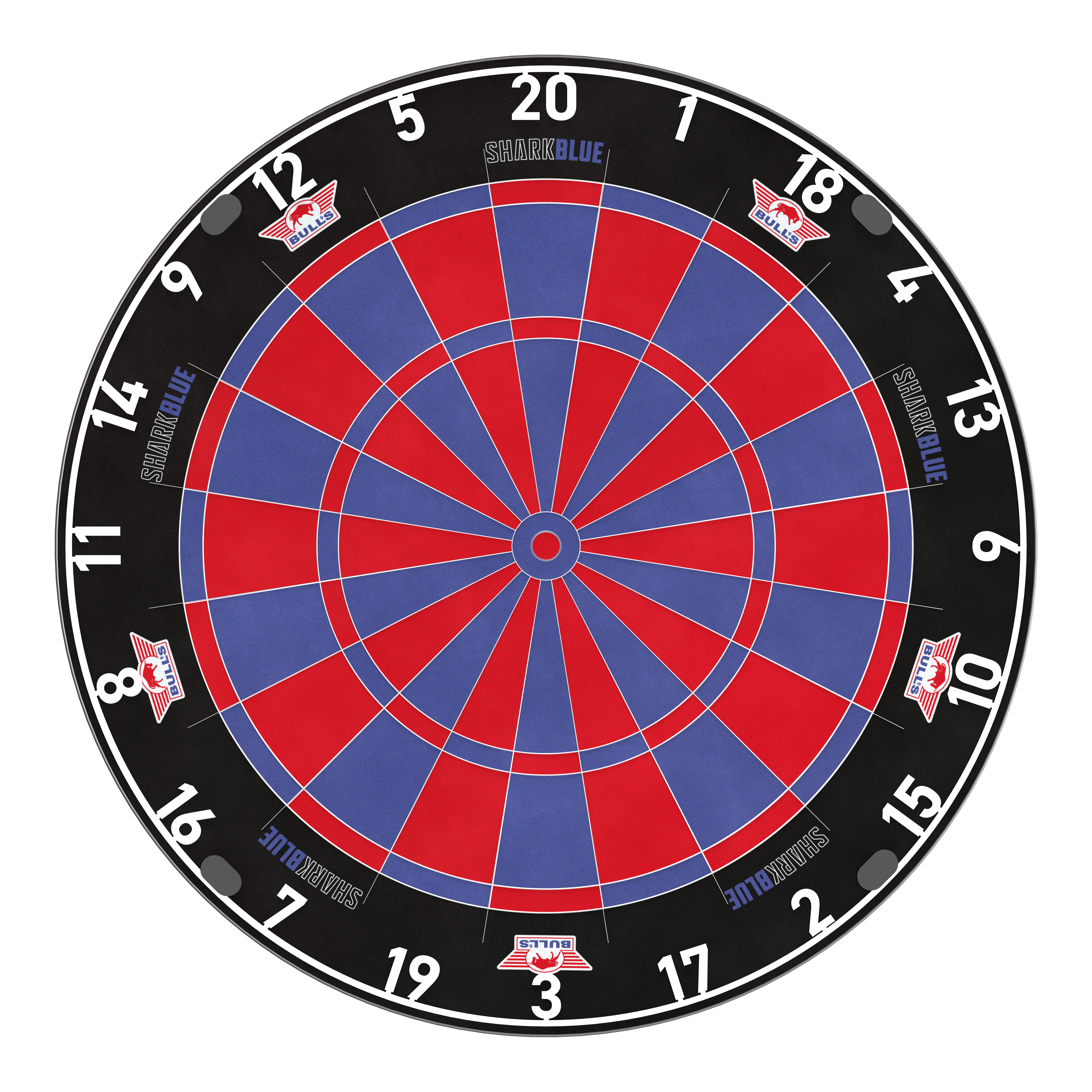 Bulls NL Shark Blue Pro stalen dartbord Bulls NL Shark Blue Pro stalen dartbord