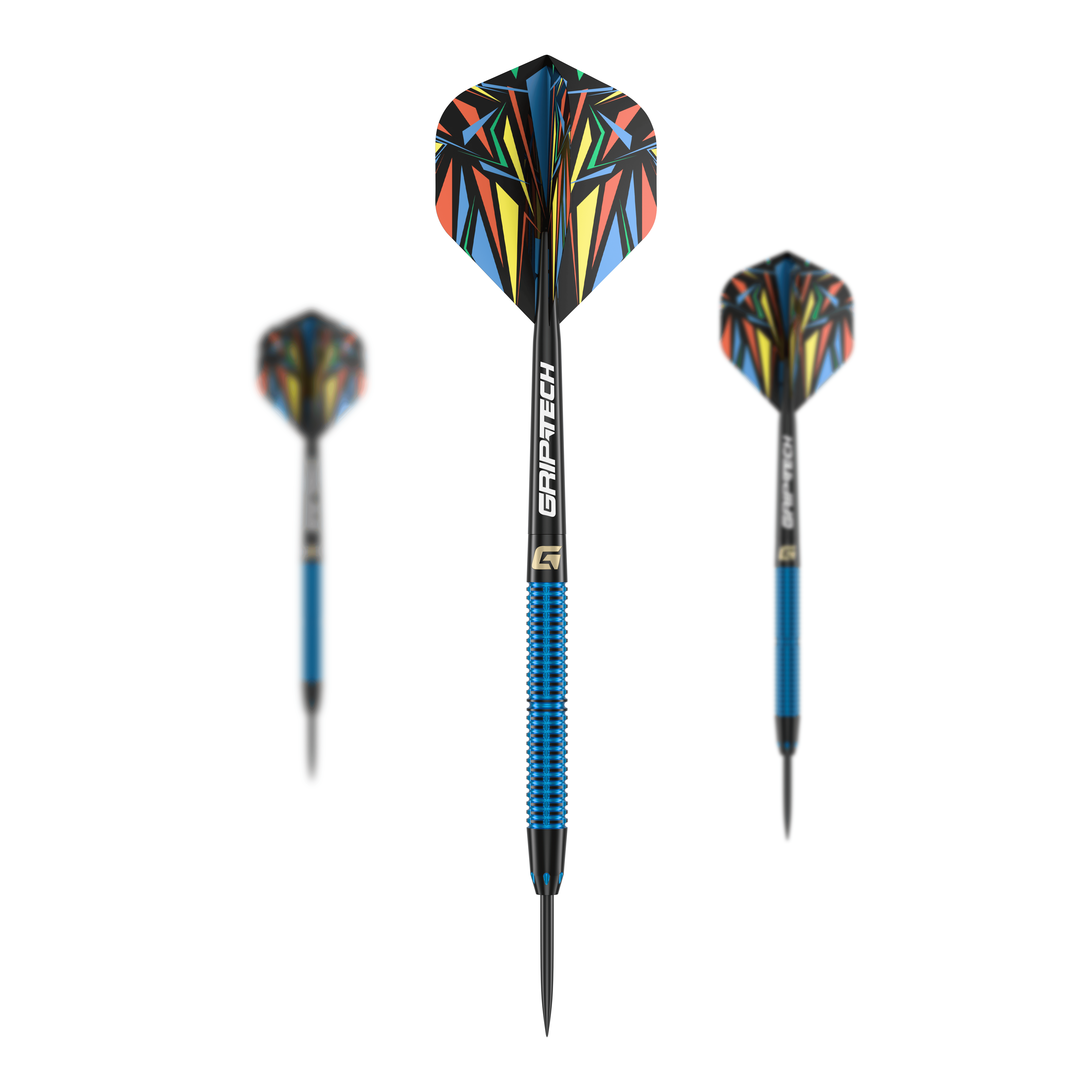 GEIT Atleet Blauw Messing Steeldarts - 12g