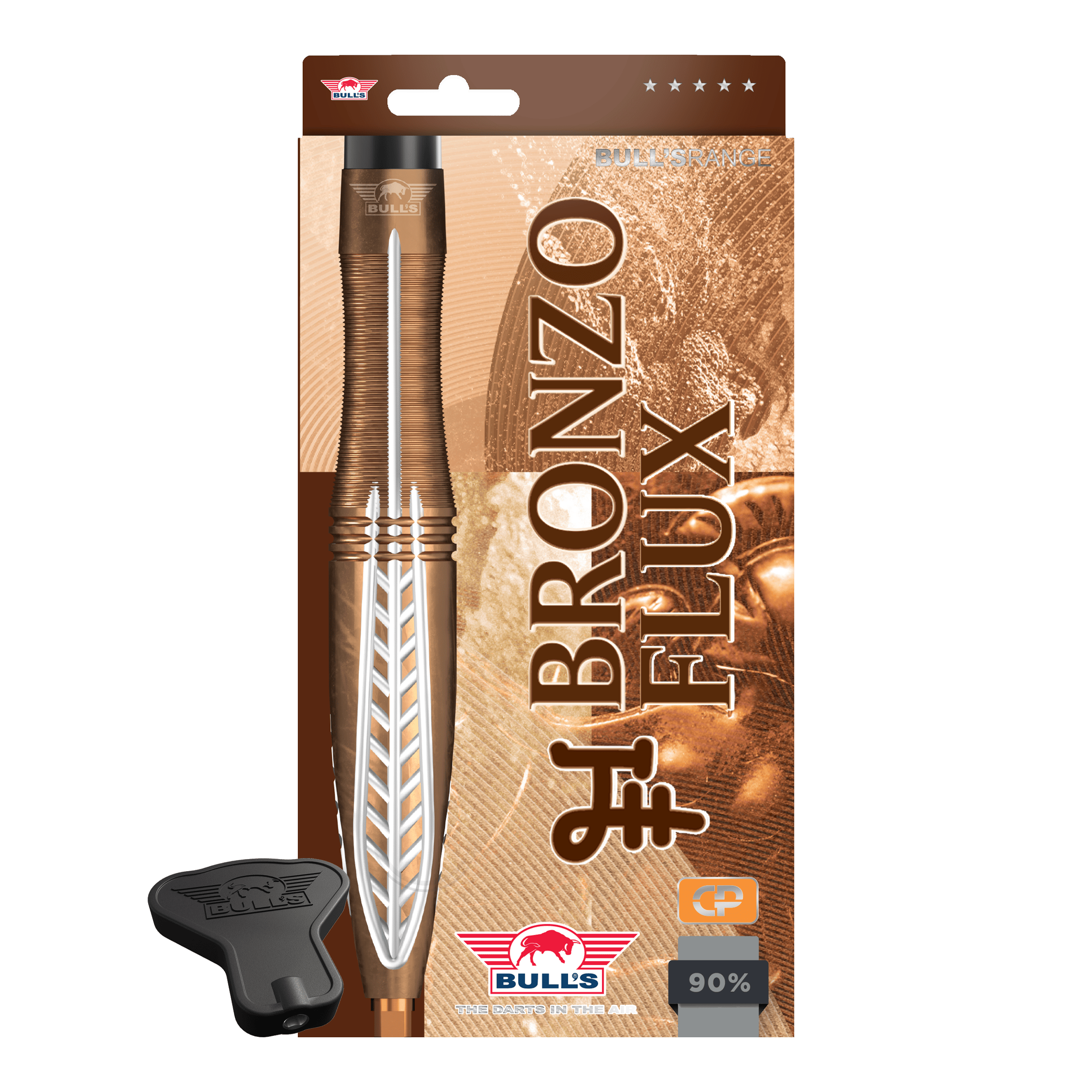 Bulls NL Bronzo Flux Convertible Point stalen dartpijlen