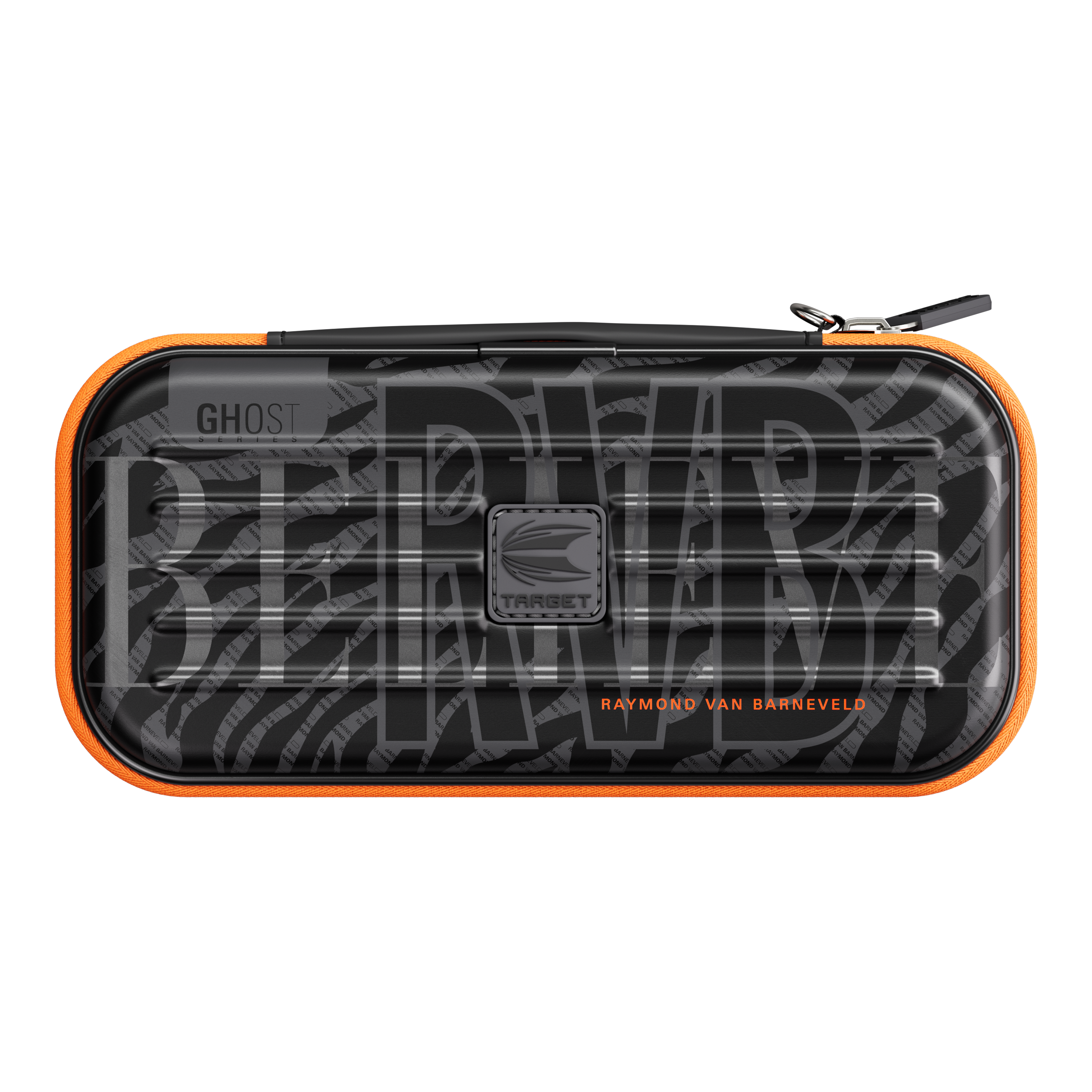 Abgebildet ist das Takoma Ghost Series Raymond Van Barneveld Dartcase. Dieses Produkt schützt und transportiert Dartutensilien.