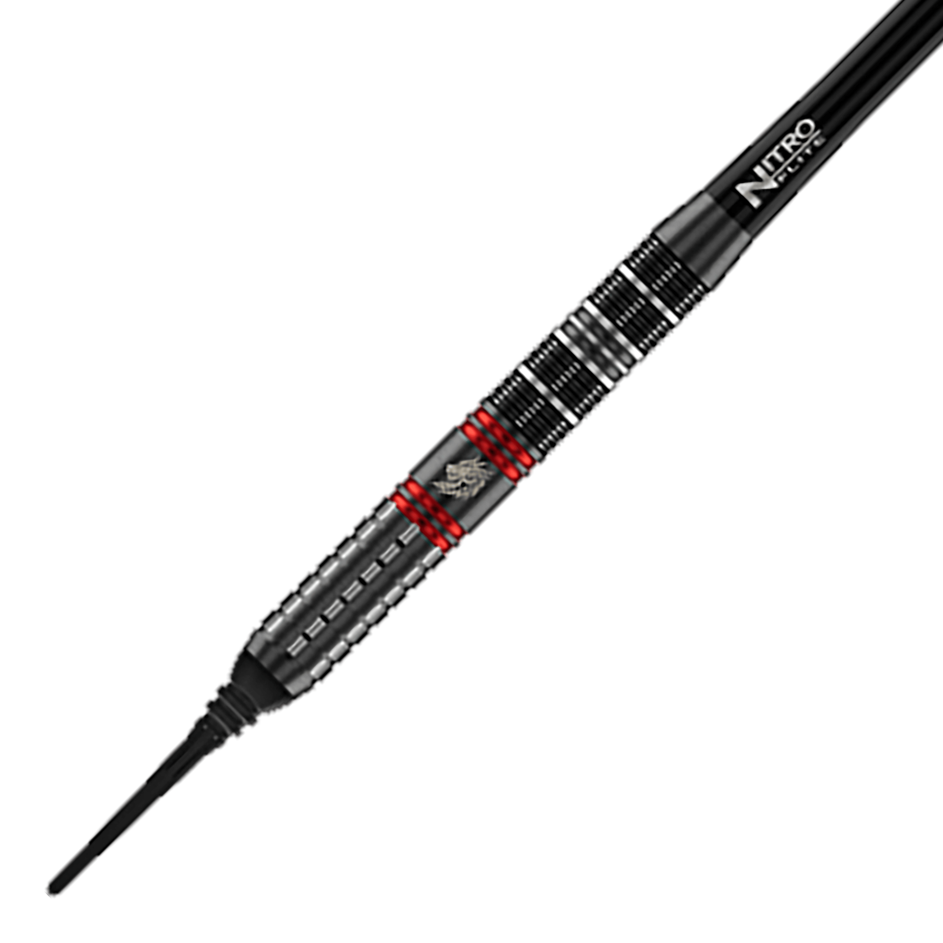 Red Dragon Jonny Clayton RD-ULTRA softdarts - 18 g Abgebildet sind die Red Dragon Jonny Clayton RD-ULTRA Softdarts mit 18g. Die Darts besitzen rote und schwarze Akzente und ein charakteristisches Flight-Design.