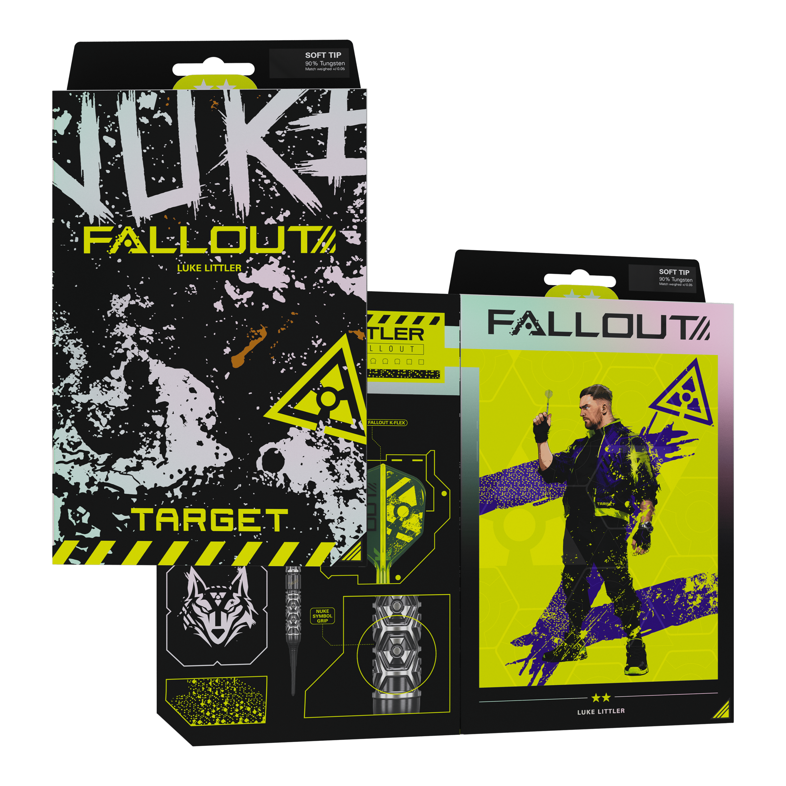 Target Luke Littler Nuke Fallout Soft Darts - 19 g