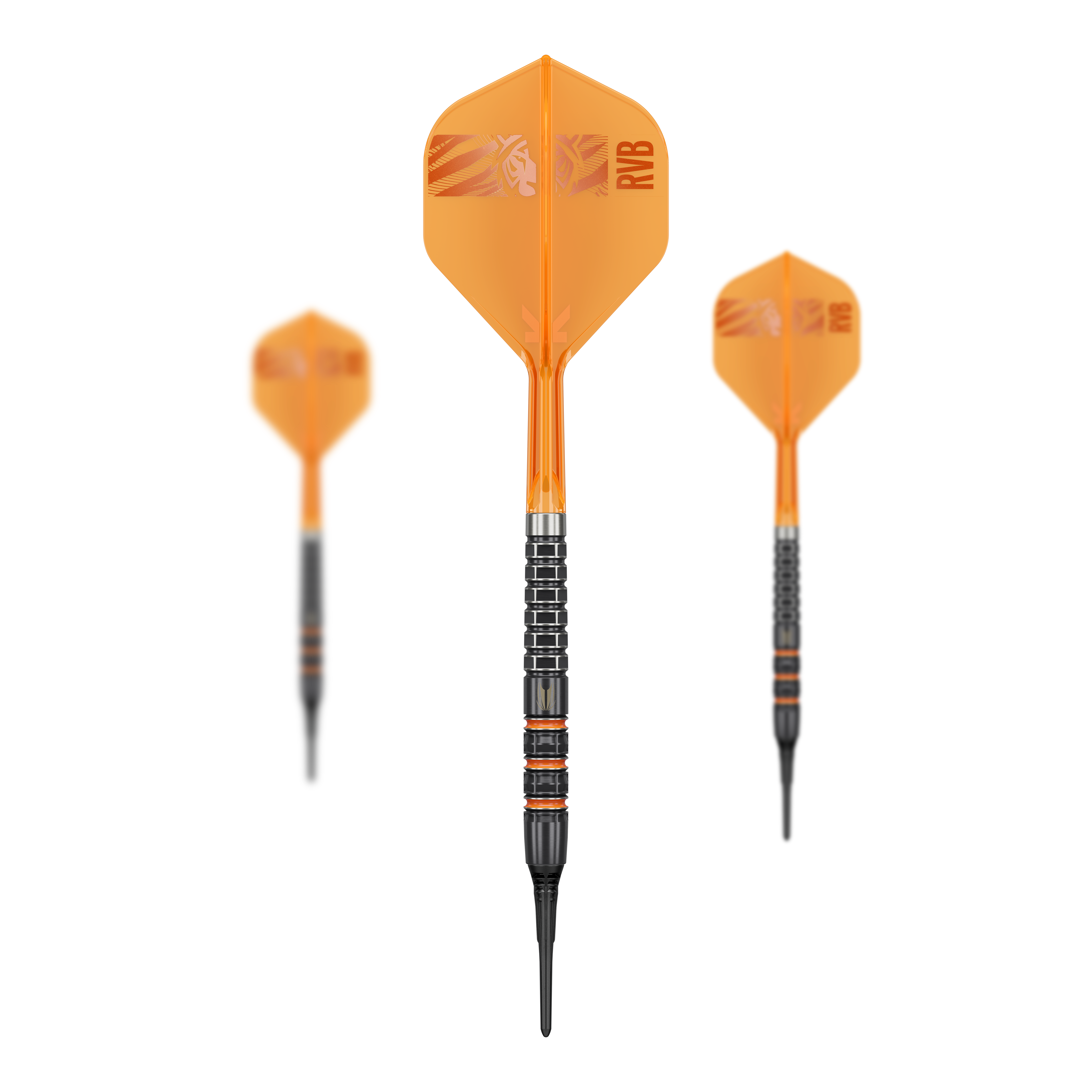 Target Raymond Van Barneveld 95K zachte darts - 20g Abgebildet ist der Target Raymond Van Barneveld 95K Softdarts - 20g. Diese Softdarts sind ideal für das elektronische Dartspiel.