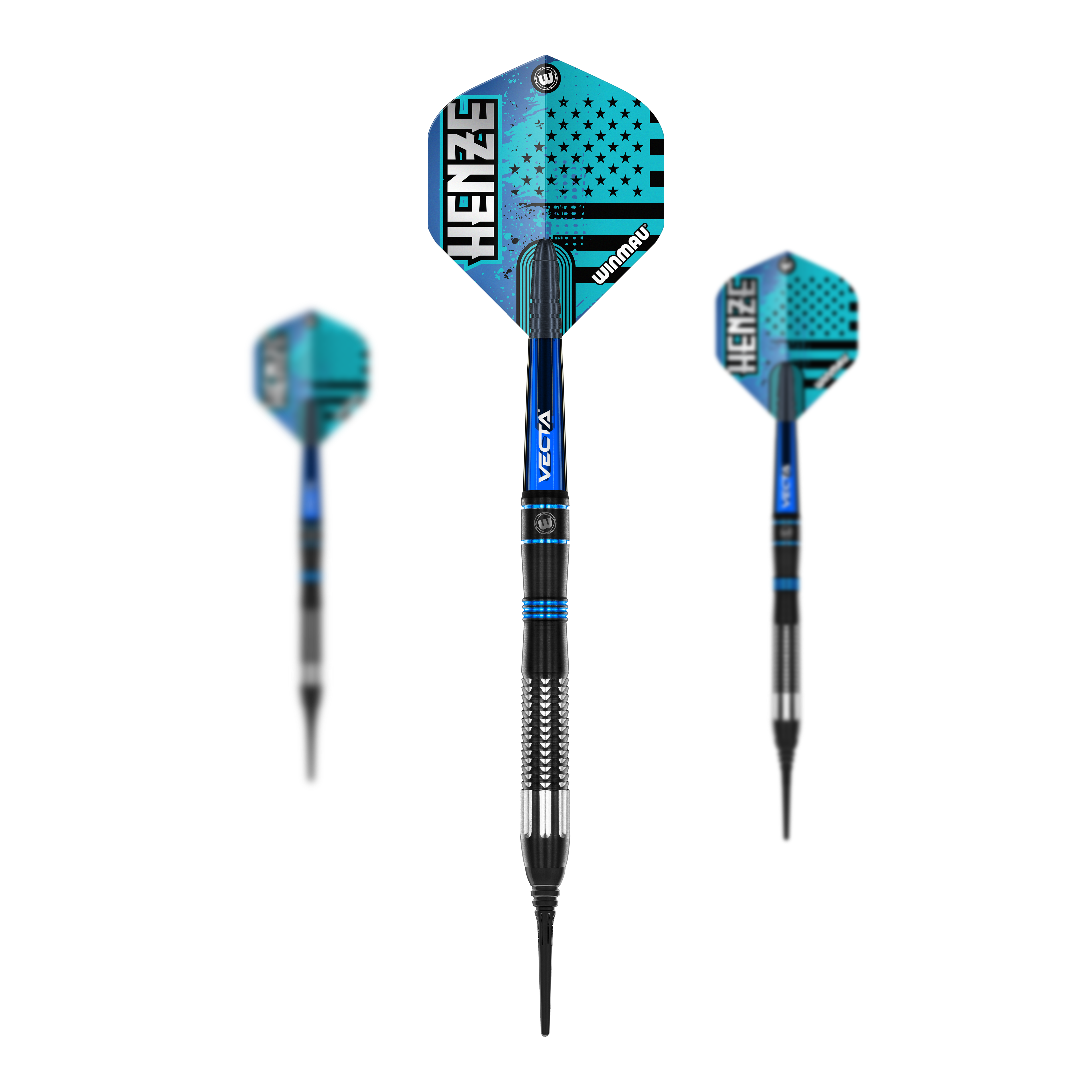 Winmau Rick Henze zachte dartpijlen - 21g