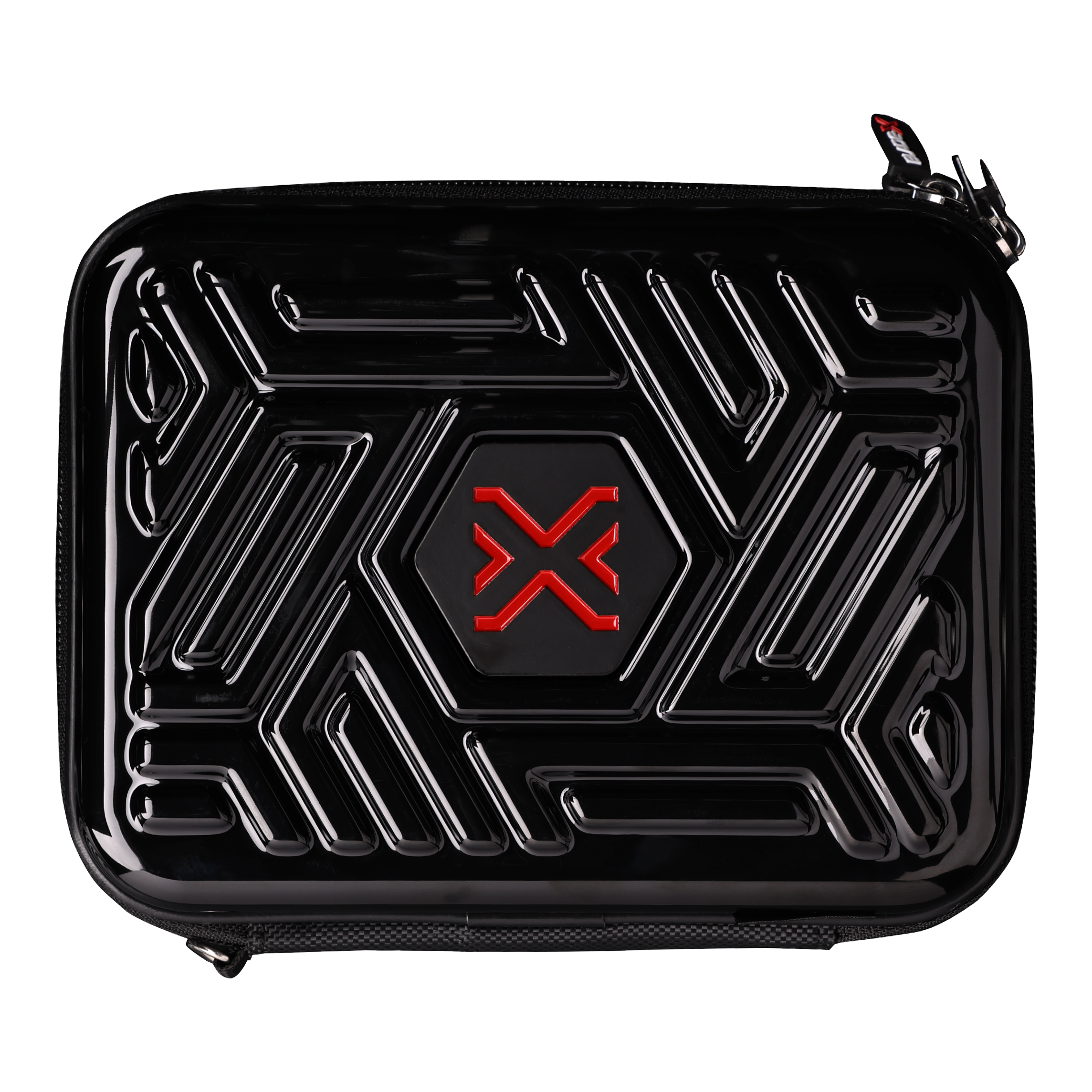 Winmau Blade X Armor G2 dart portemonnee Auf dem Bild ist das Winmau Blade X Armor G2 Dartwallet zu sehen. Die Darttasche schützt und organisiert die Darts professionell.