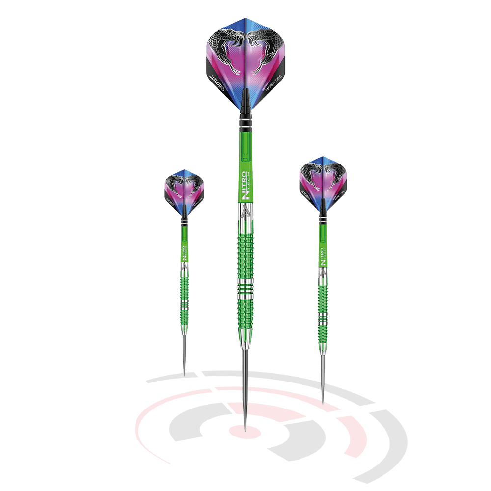 Rode Draak Peter Wright Slangenbeet Mamba 2 Steeldarts