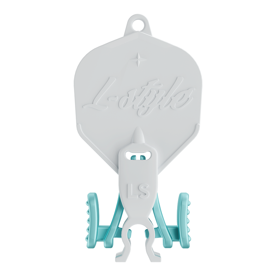L-Style L-systeem sleutel-2 gereedschap voor het verwijderen van de vliegas Abgebildet ist das L-Style L-System Key-2 Flight Shaft Remover Tool. Mit diesem Tool können Dart-Shafts einfach entfernt werden.