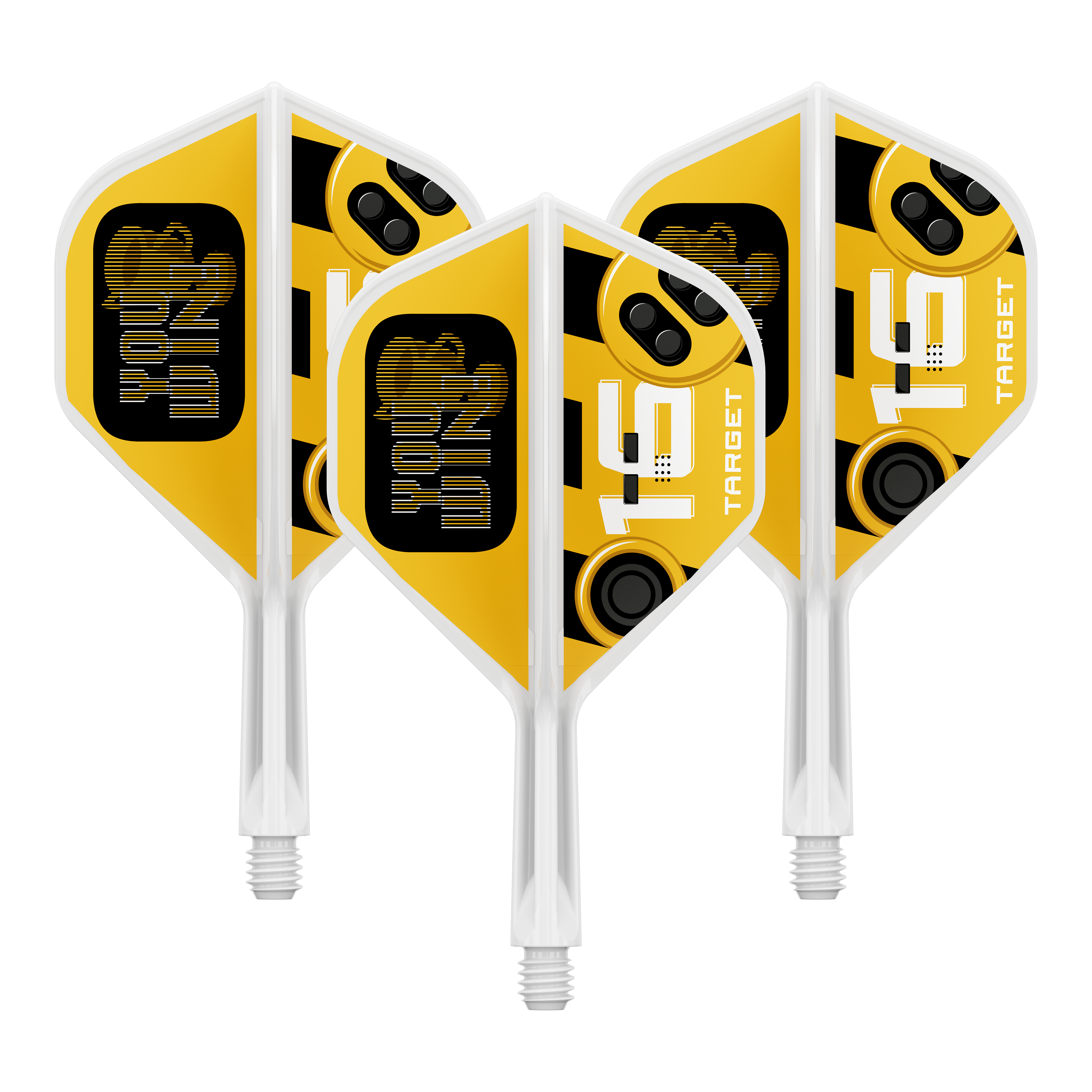 Target K-Flex You Win No2 Standaardvluchten Das Bild zeigt einen Artikel mit dem Dateinamen 410591_Target_K-Flex_YouWin_No2_Standard_Flights_19mm_1Set. Es ist wahrscheinlich ein Set von Dart-Flights.
