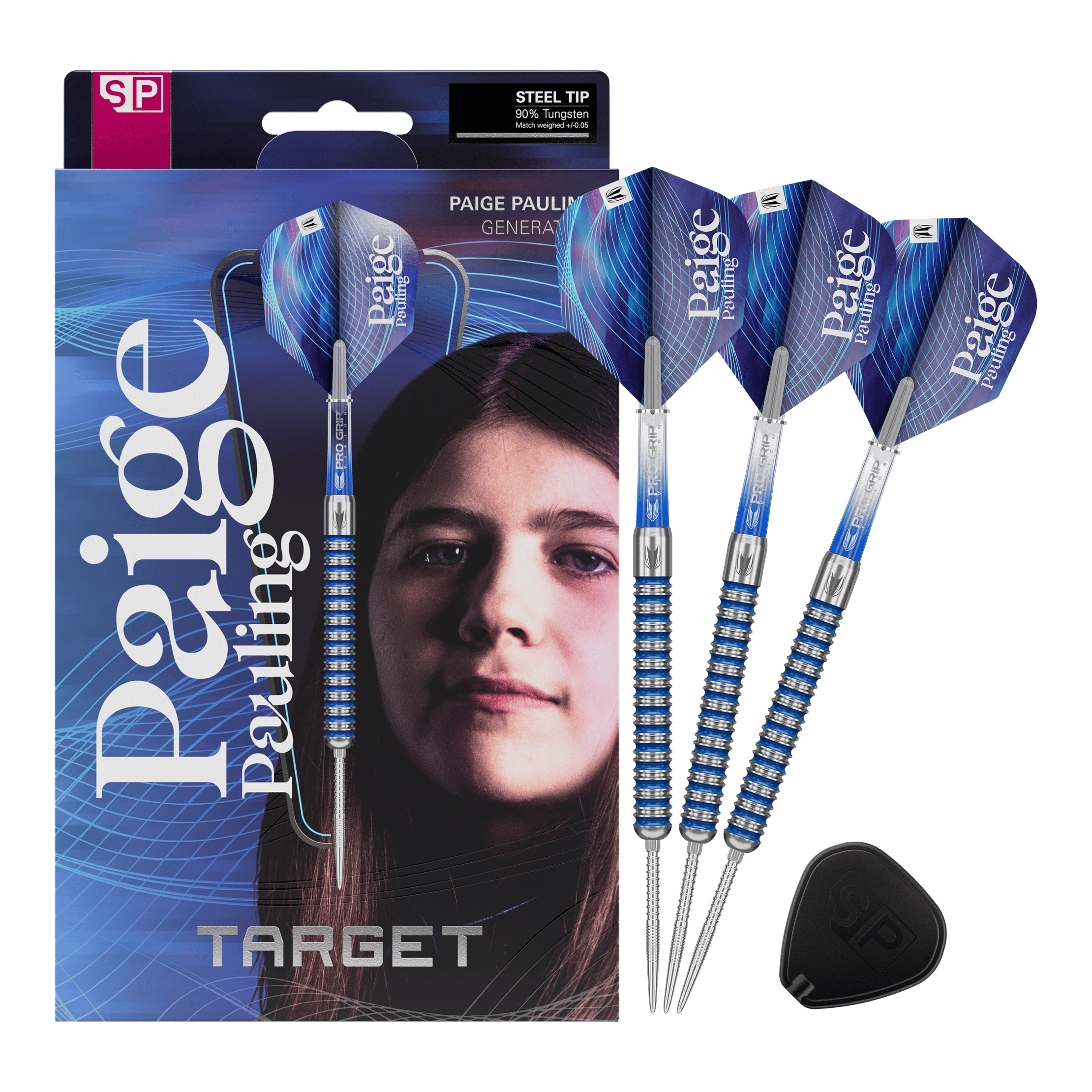 Target Paige Pauling GEN1 Swiss Points stalen dartpijlen - 22 g