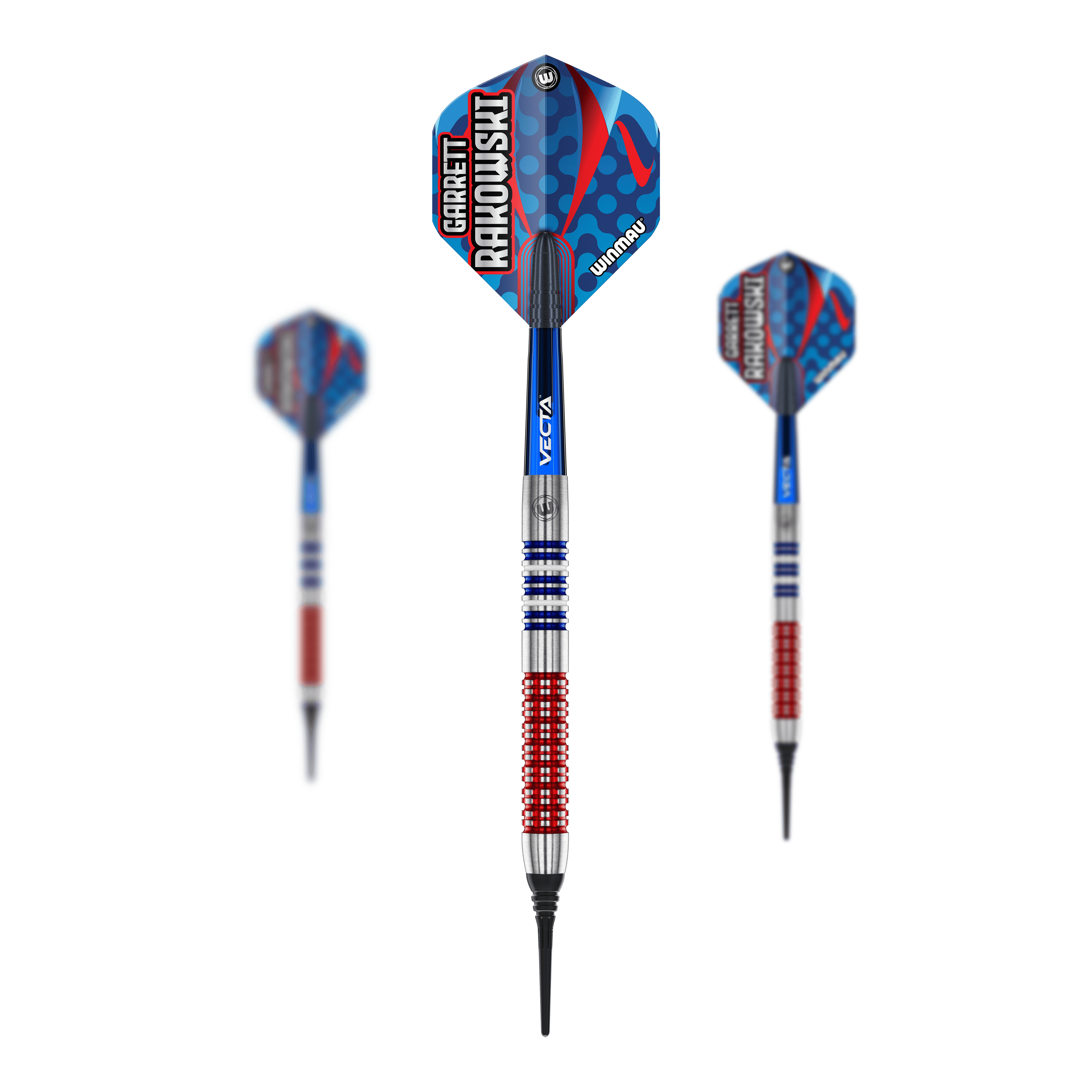 Winmau Garret Rakowski zachte dartpijlen - 20 g