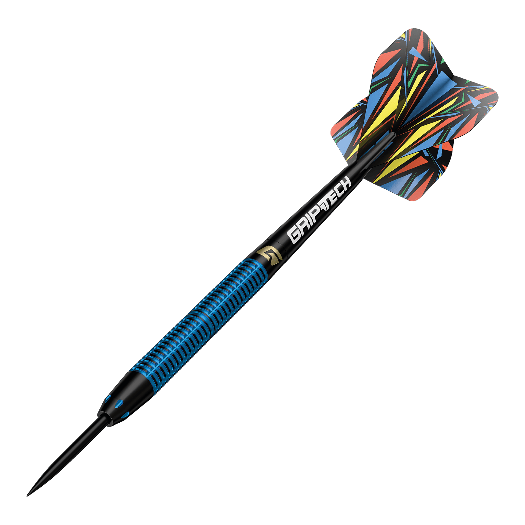 GOAT Atleet Blauwe Wolfraam Stalen Darts Abgebildet sind GOAT Athlete Black Tungsten Steeldarts. Sie werden häufig in Wettkämpfen verwendet.