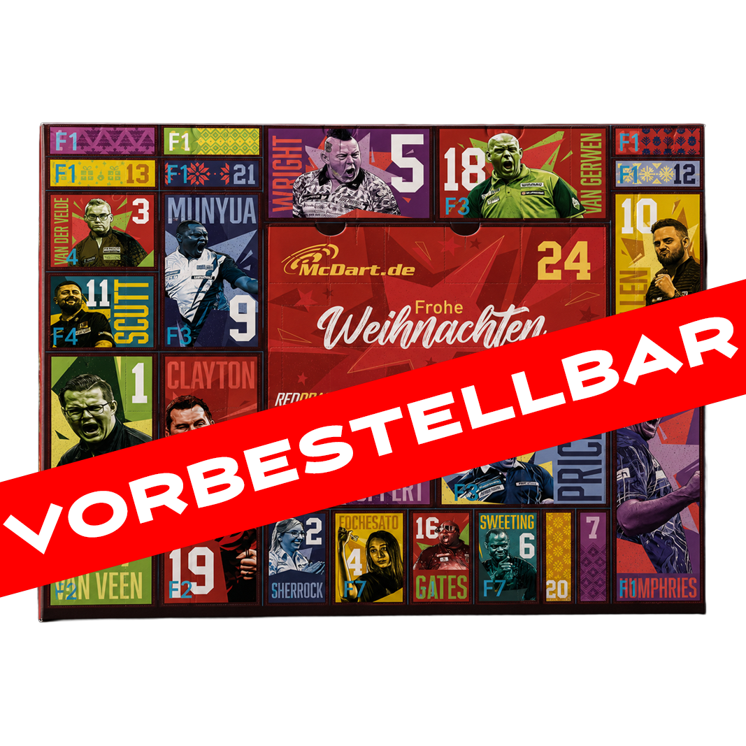 McDart stalen dartpijlen adventskalender 2026