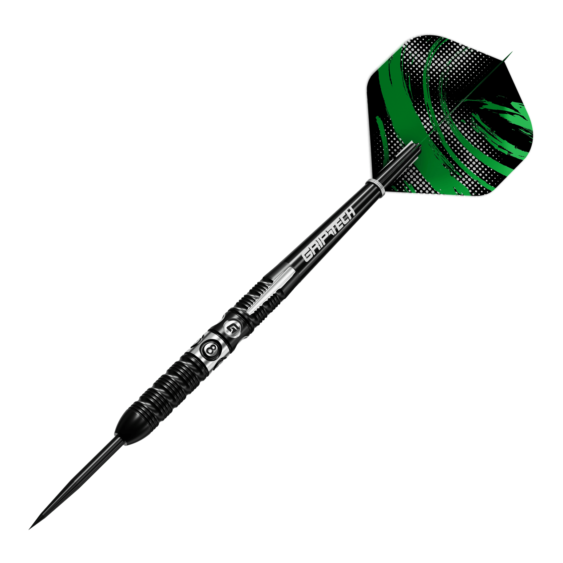 GOAT 8-Ball stalen dartpijlen Hier sehen Sie die GOAT 8Ball Steeldarts. Das Foto präsentiert das Produkt aus einer anderen Perspektive.
