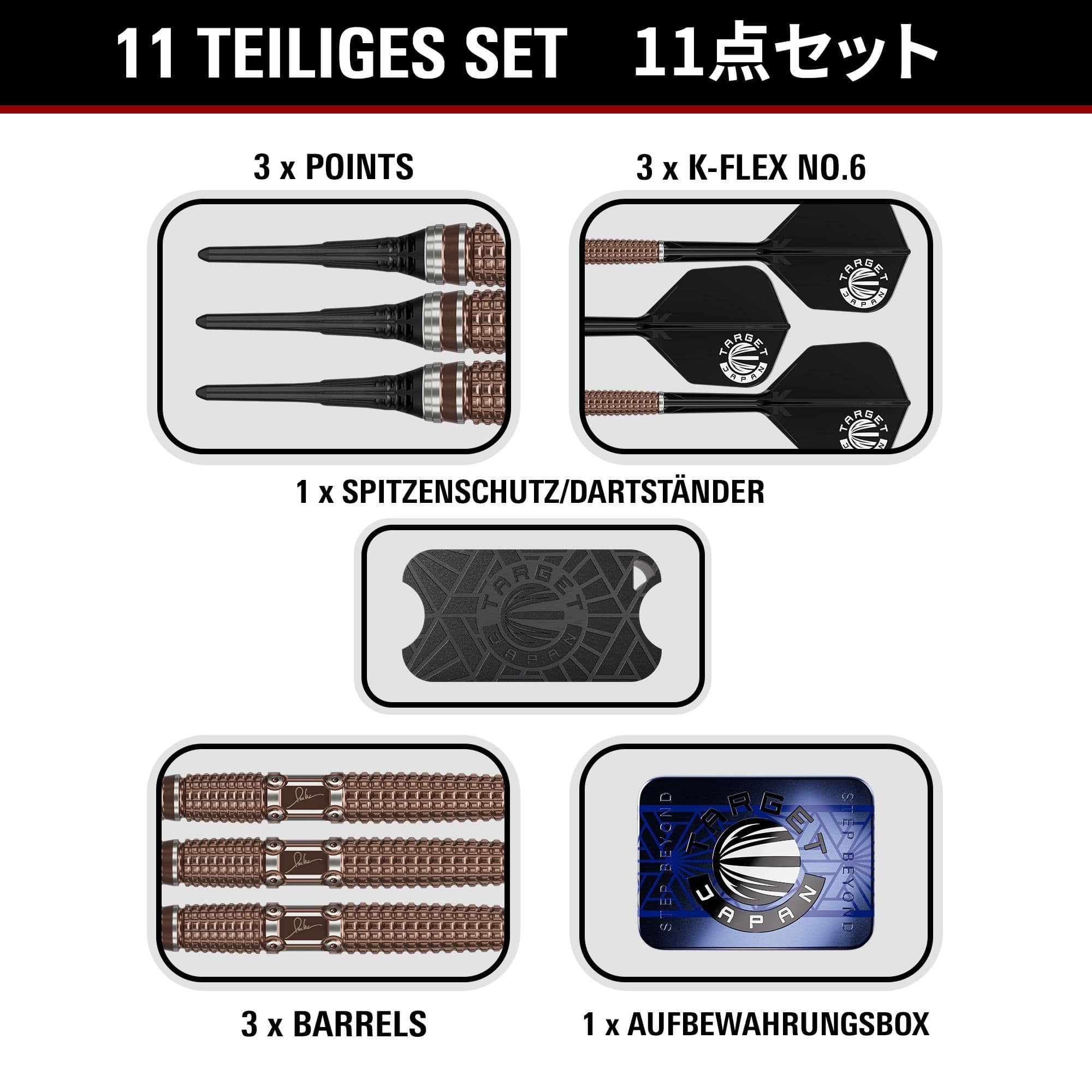 Target Japan Paul Lim The Legend GEN10 Soft Darts - 20g Target Japan Paul Lim The Legend GEN10 Soft Darts - 20g