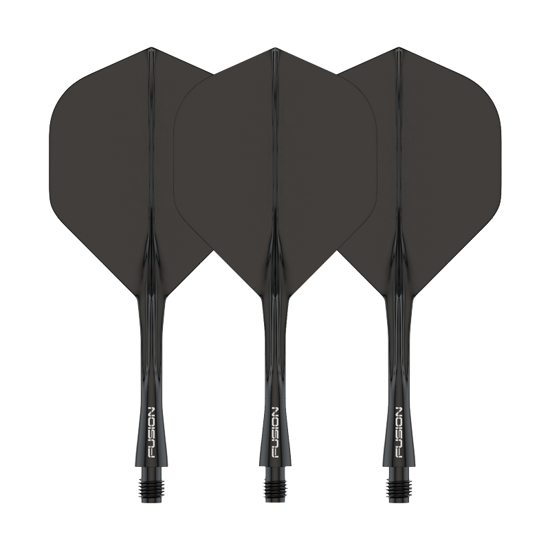 Winmau Fusion Flight Shaft-systeem standaard zwart