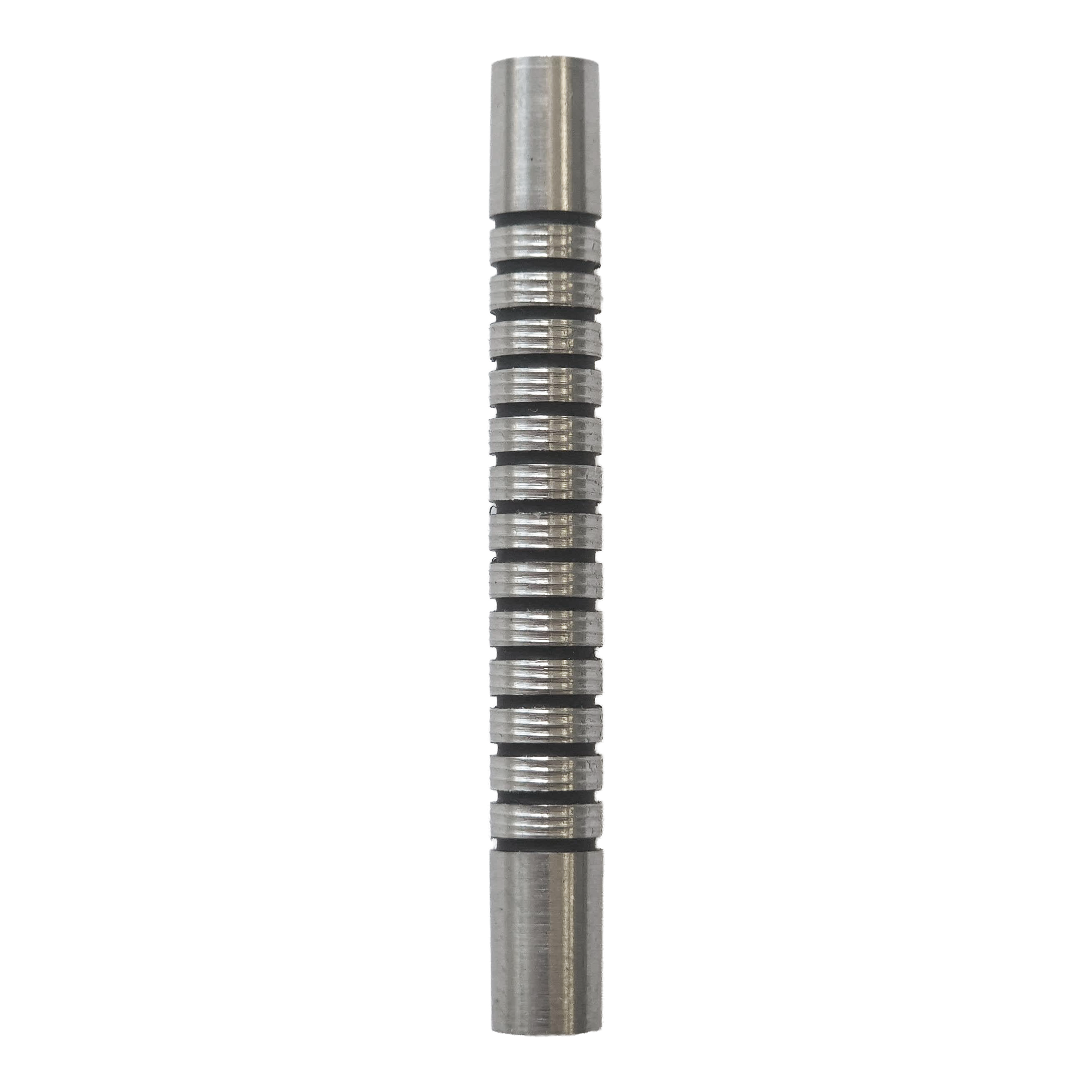 McDart Softdart Barrels met zwarte ring - 18 g Abgebildet ist ein McDart Black Ring Softdart Barrels - 18g. Es handelt sich um einen schwarzen Dart-Barrel mit Ringstruktur.