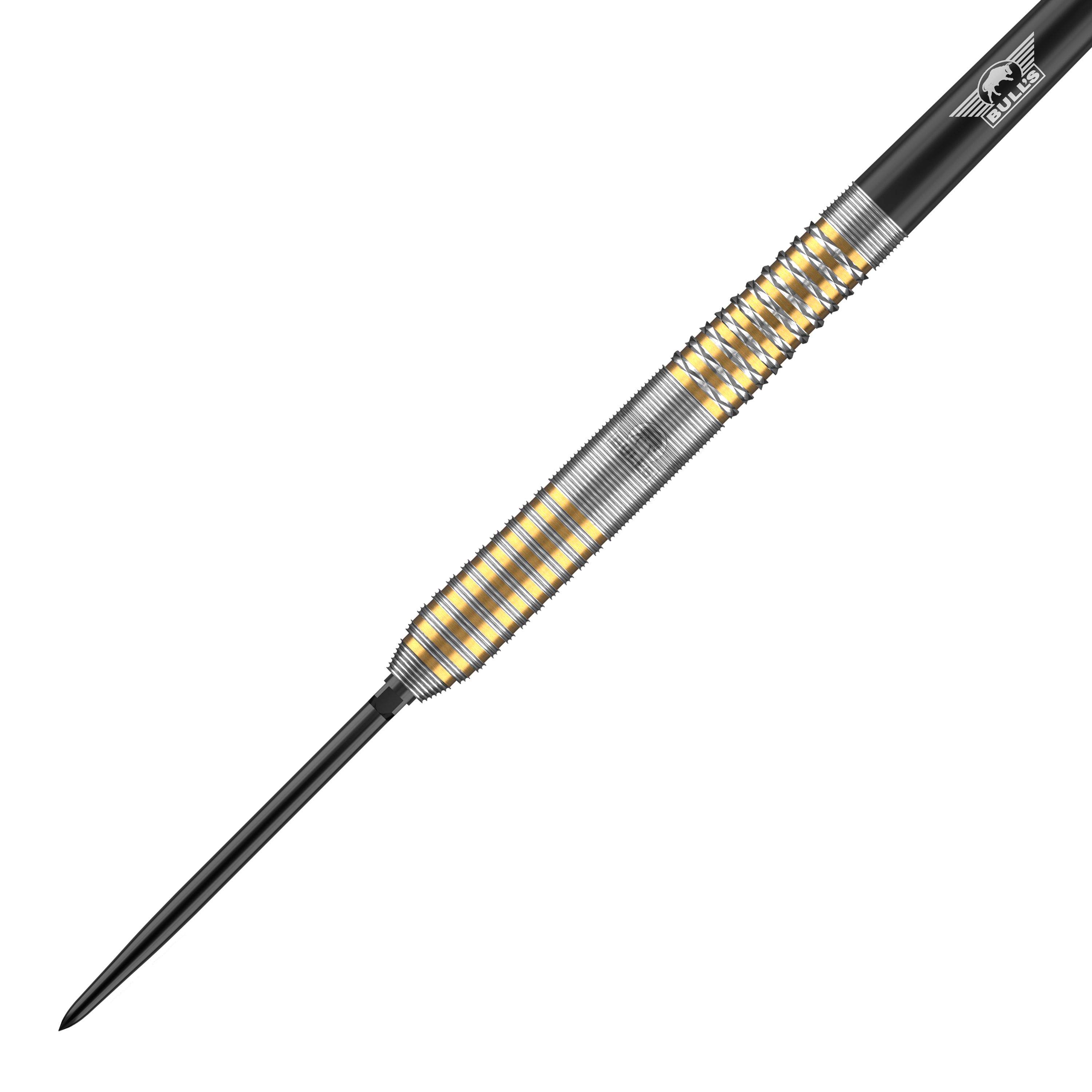 Bulls NL Vintage Ghost Convertible Points Stalen Darts Das Bild zeigt die Bulls NL Vintago Ghost Convertible Points Steeldarts. Es handelt sich um hochwertige Steeldarts mit auswechselbaren Spitzen.