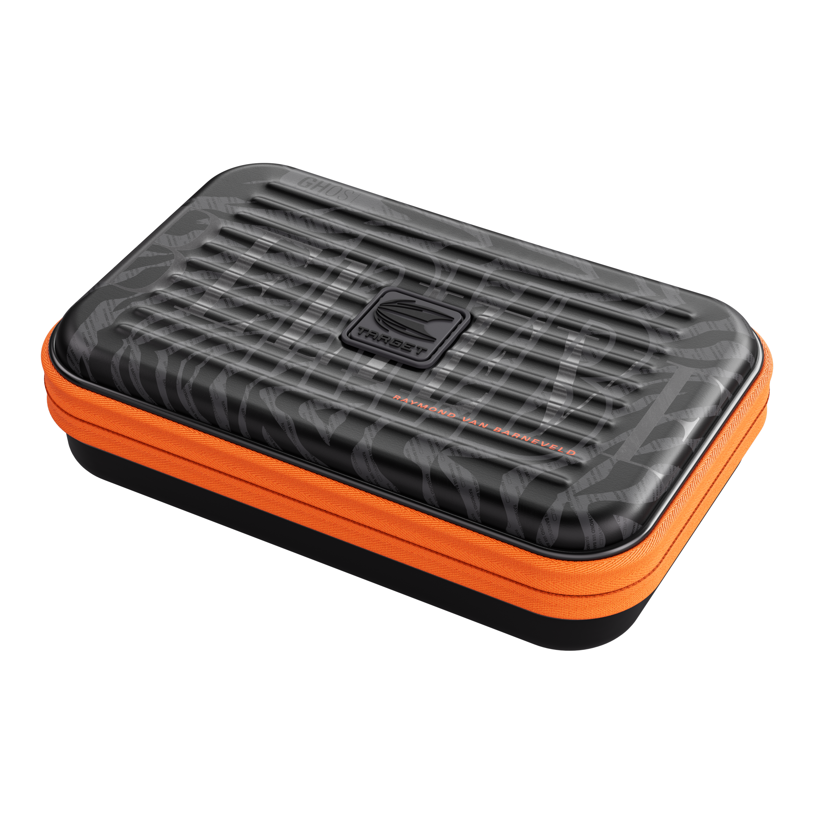 Takoma XL Ghost Series Raymond Van Barneveld dartkoffer Das Bild zeigt das Takoma XL Ghost Series Raymond Van Barneveld Dartcase. Es ist ein Dartcase zur sicheren Aufbewahrung von Darts und Zubehör.