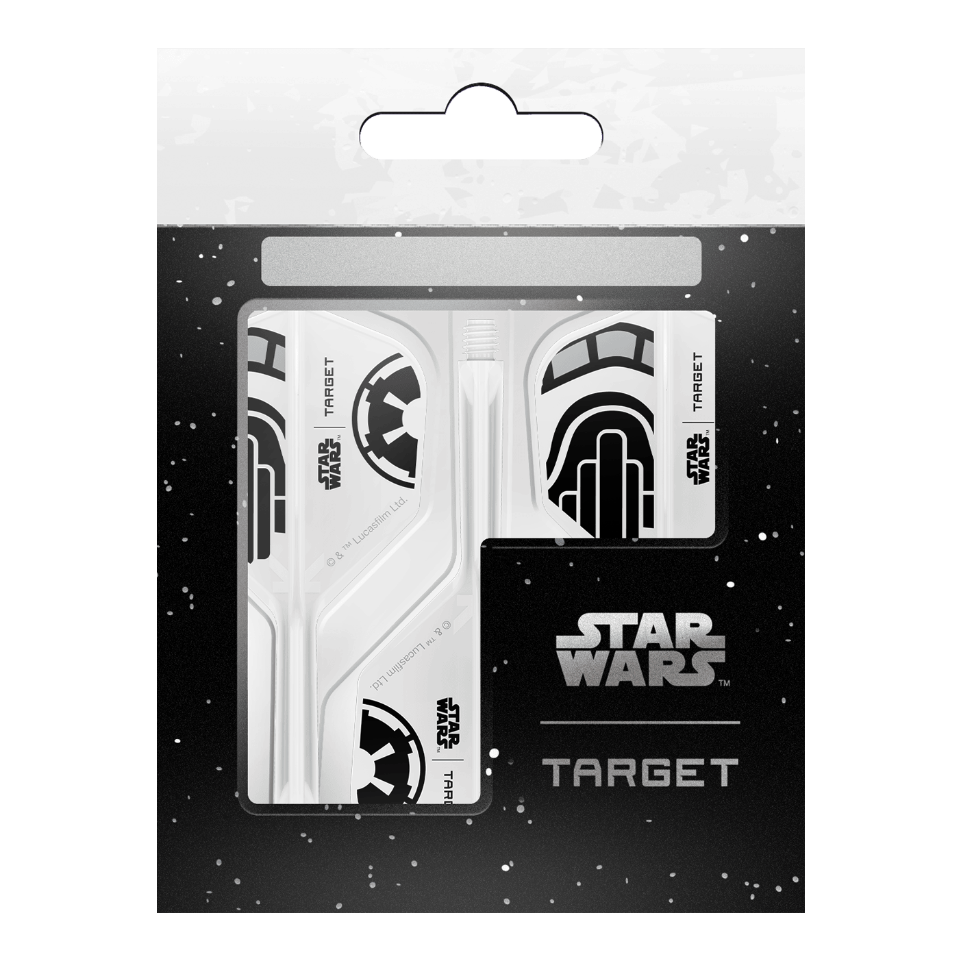 Target Star Wars K-Flex Stormtrooper No6-vluchten Target Star Wars K-Flex Stormtrooper No6 Flights Dartflügel mit kultigem Stormtrooper-Motiv. Geeignet für Star Wars und Dart Enthusiasten.
