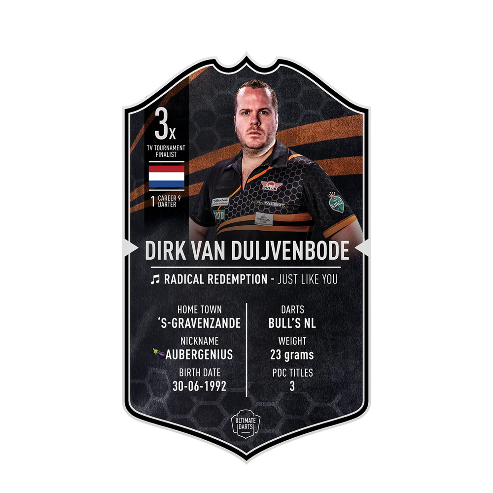 Ultieme Dartskaart - Dirk Van Duijvenbode 2023
