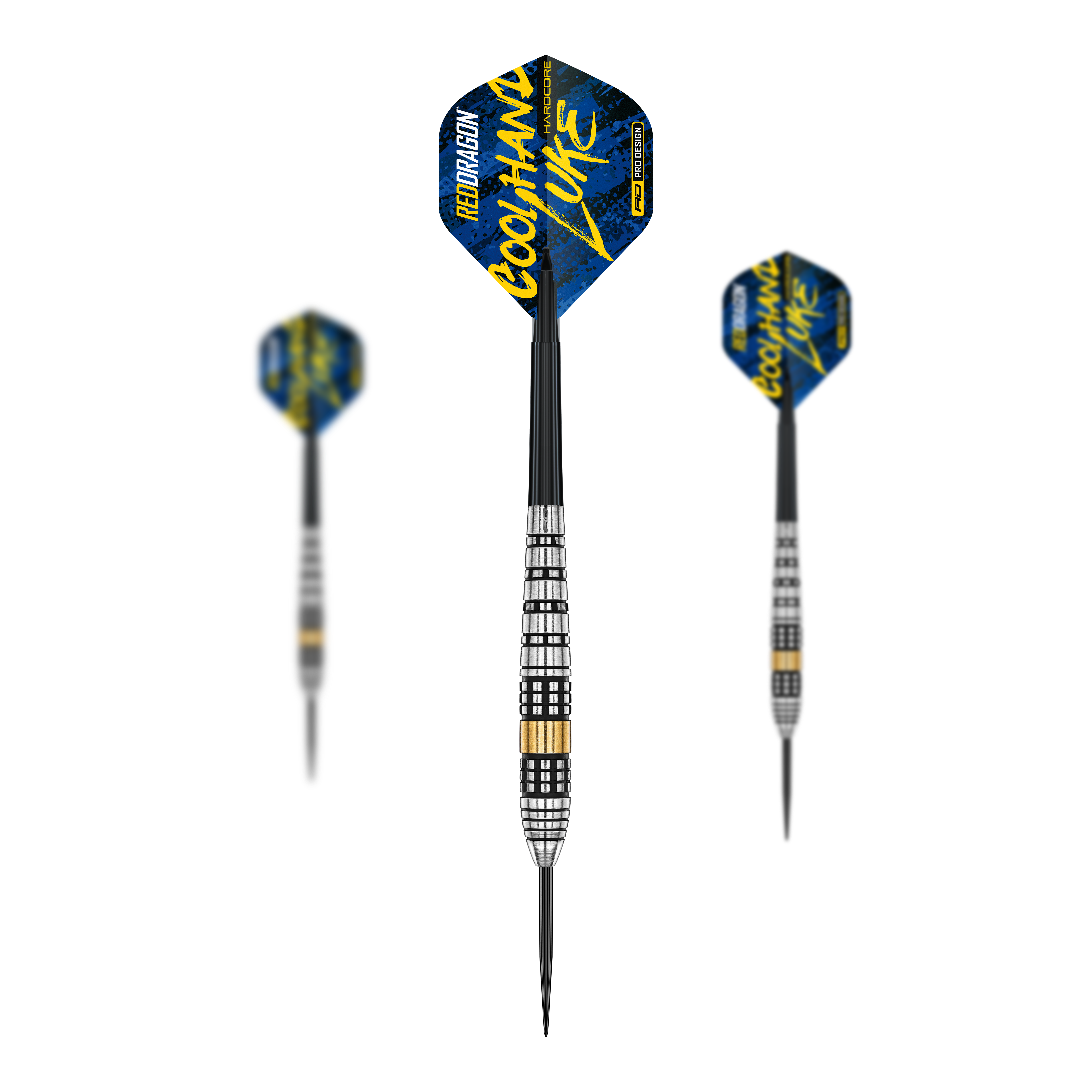Red Dragon Luke Humphries messing stalen dartpijlen - 21 g