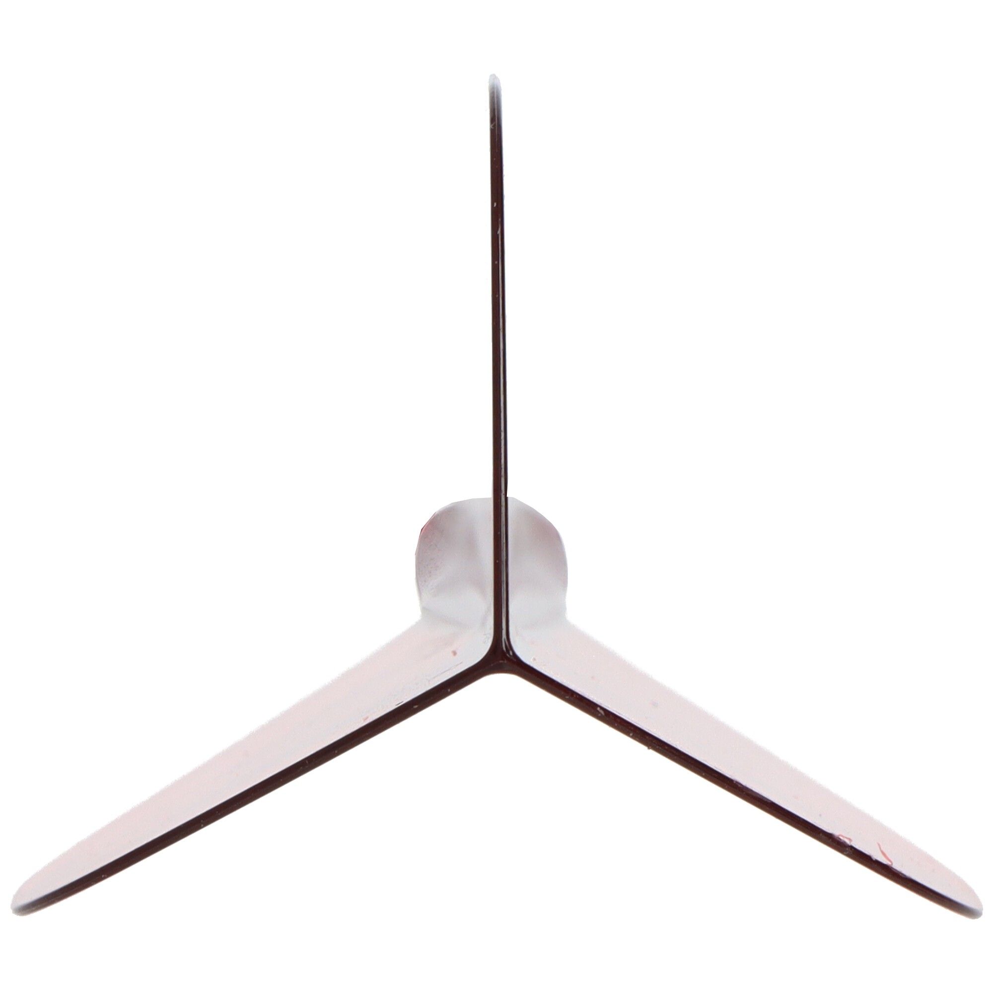 Condor Axe 120 Flight-System Black - Standard Das Bild zeigt das Produkt "Condor Axe 120 Flight-System Black - Standard" von vorne. Es ist ein schwarzes, dreiflügeliges Flügel-System für Dartpfeile.