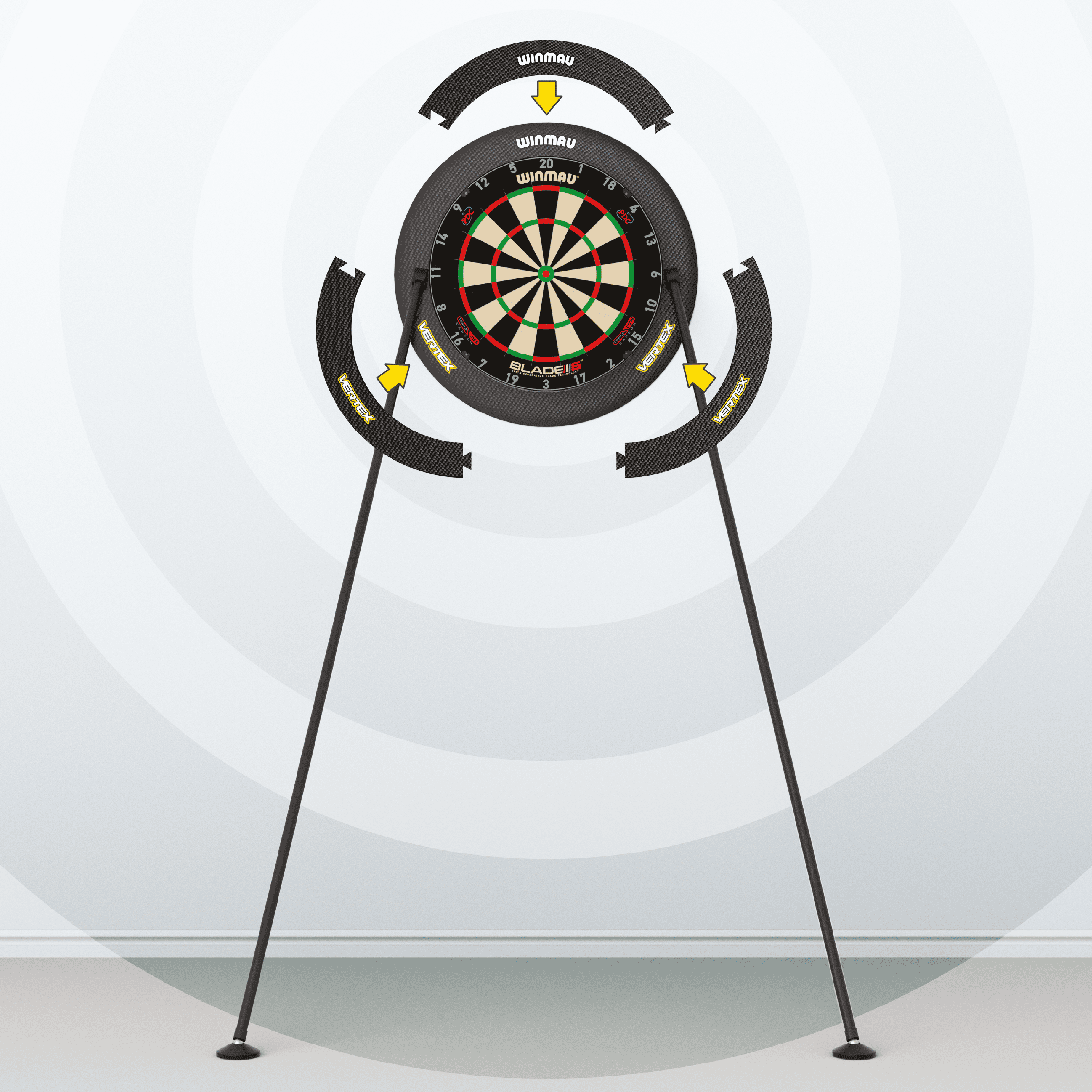 Winmau Vertex dartbordstandaard