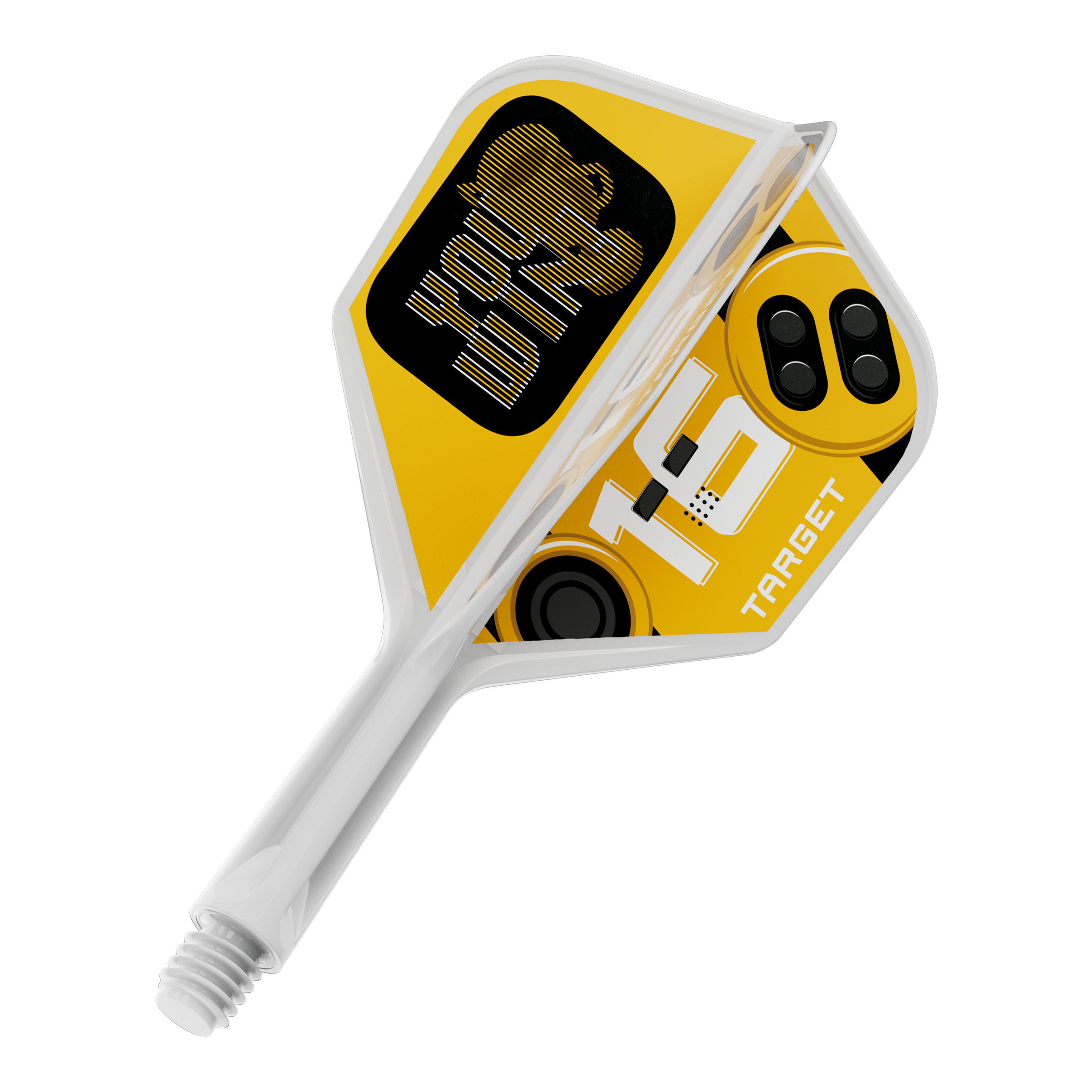 Target K-Flex You Win No6 Flights Foto von 410588_Target_K-Flex_YouWin_No6_Flights_19mm_1. Das Bild stellt vermutlich einen Dart Flight dar.