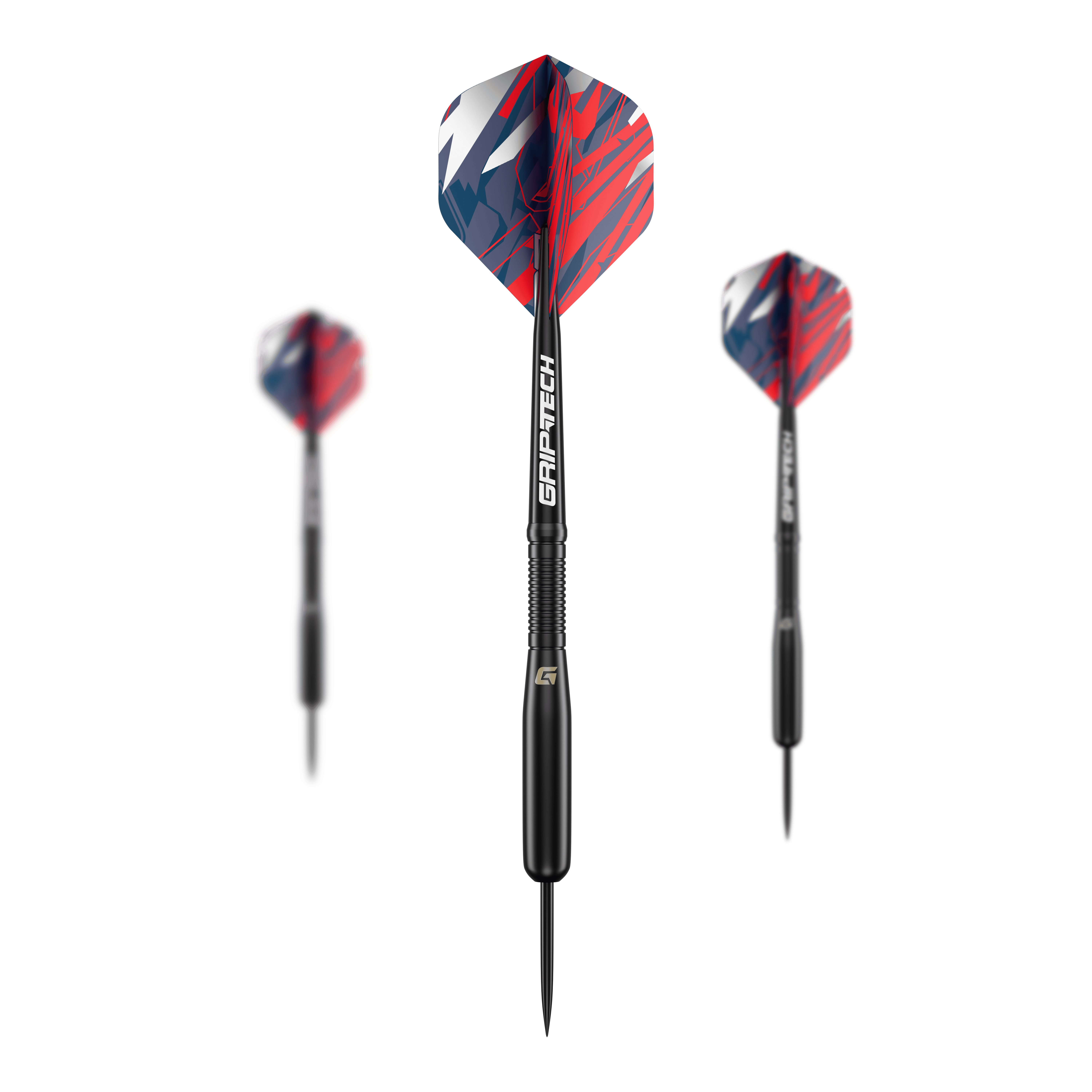 GEIT Homerun Honkbal Zwart Messing Steeldarts - 15g