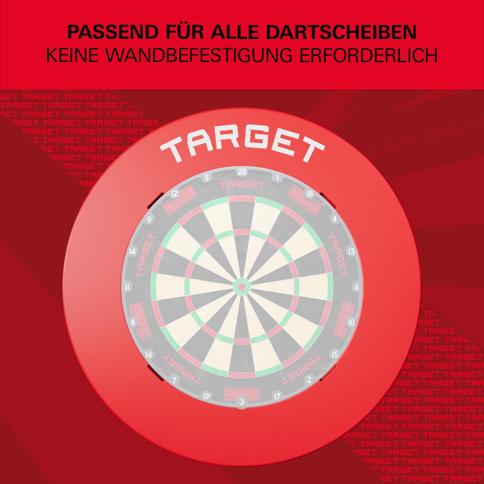 Target Dartboard Omranding met Inkepingen