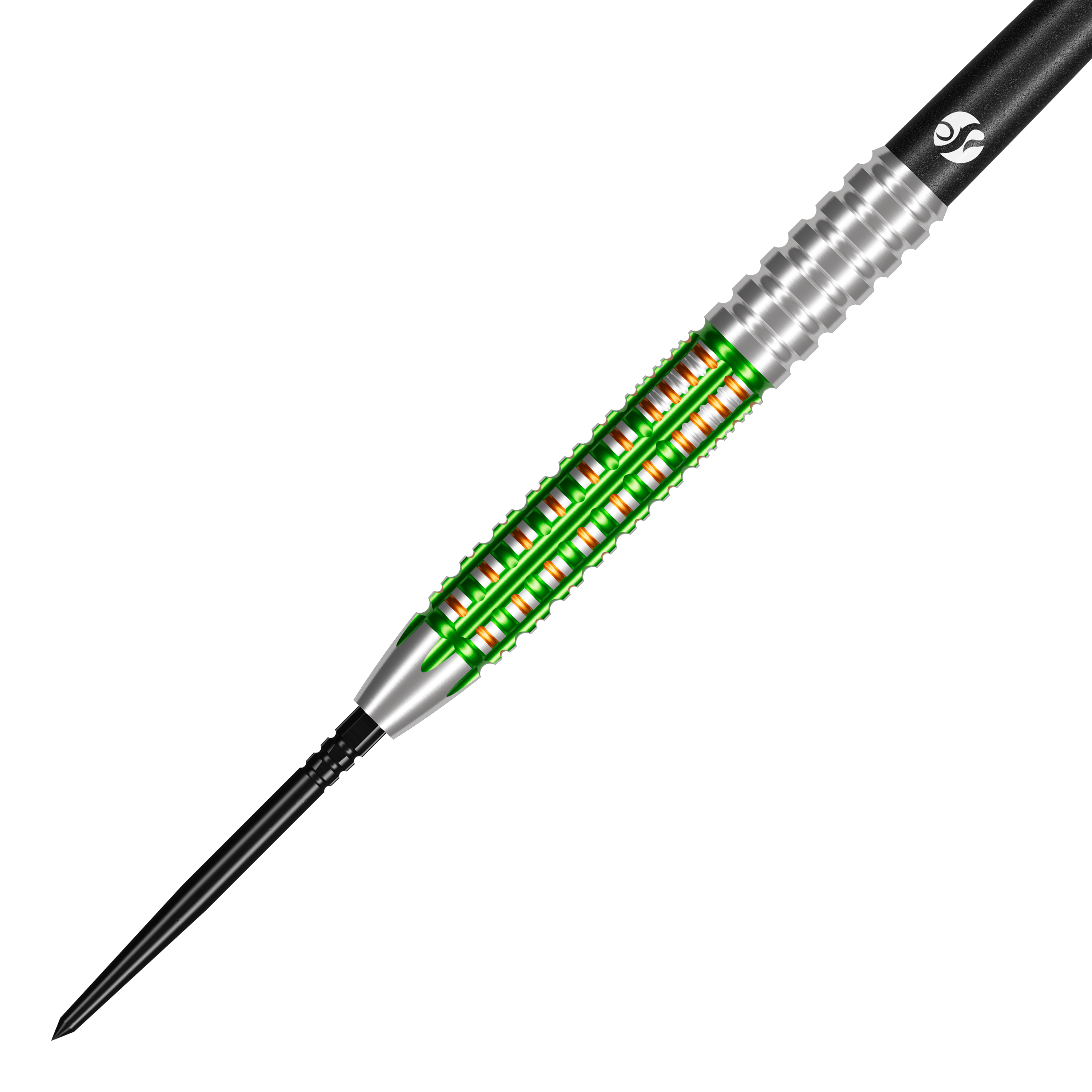 Zu sehen ist ein Set Shot Pro Series Willie O'Connor MatchDart Steeldarts. Die Darts liegen nebeneinander.
