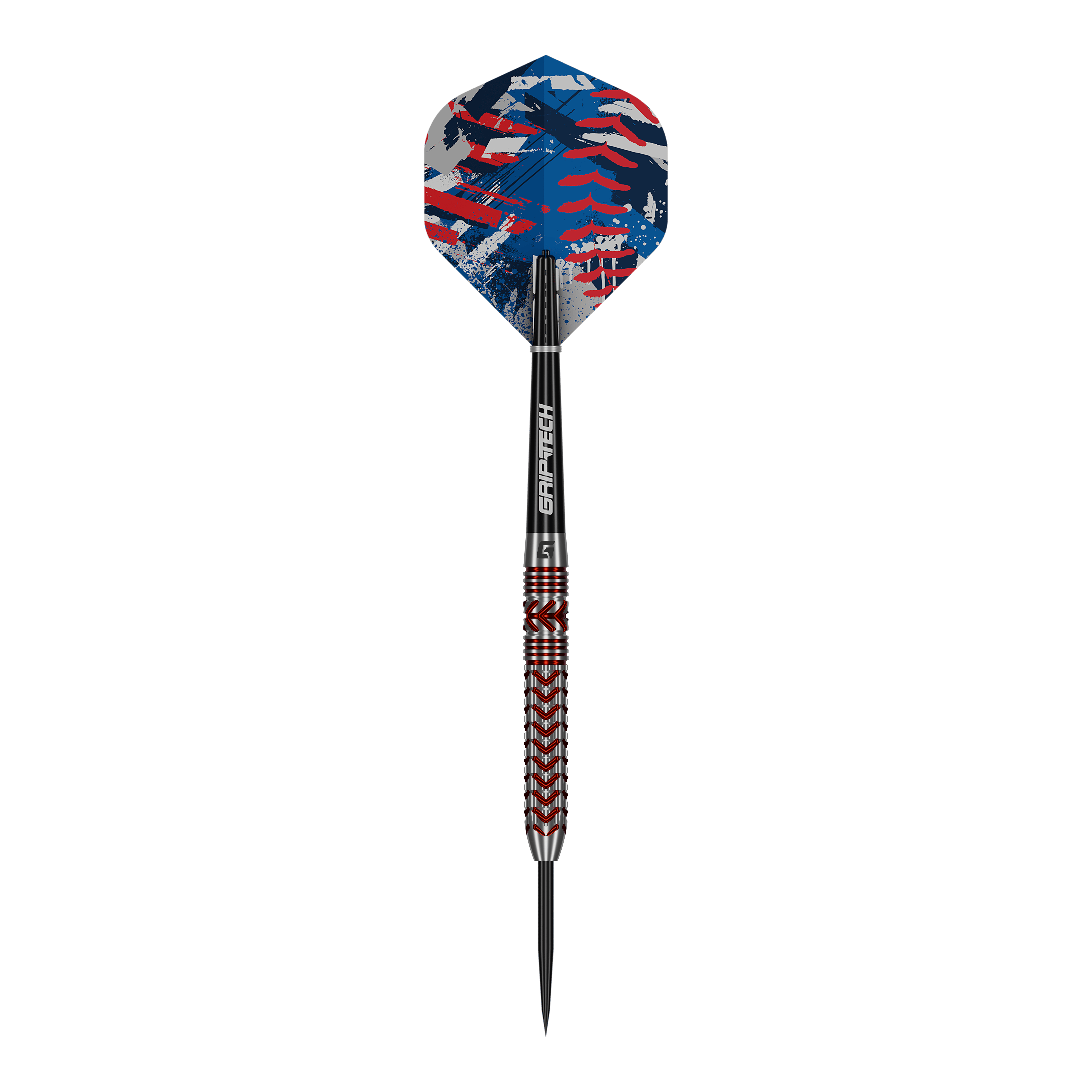 GOAT Curveball stalen dartpijlen Auf dem Bild sind GOAT Curveball Steeldarts zu sehen. Die Darts sind detailliert abgebildet.