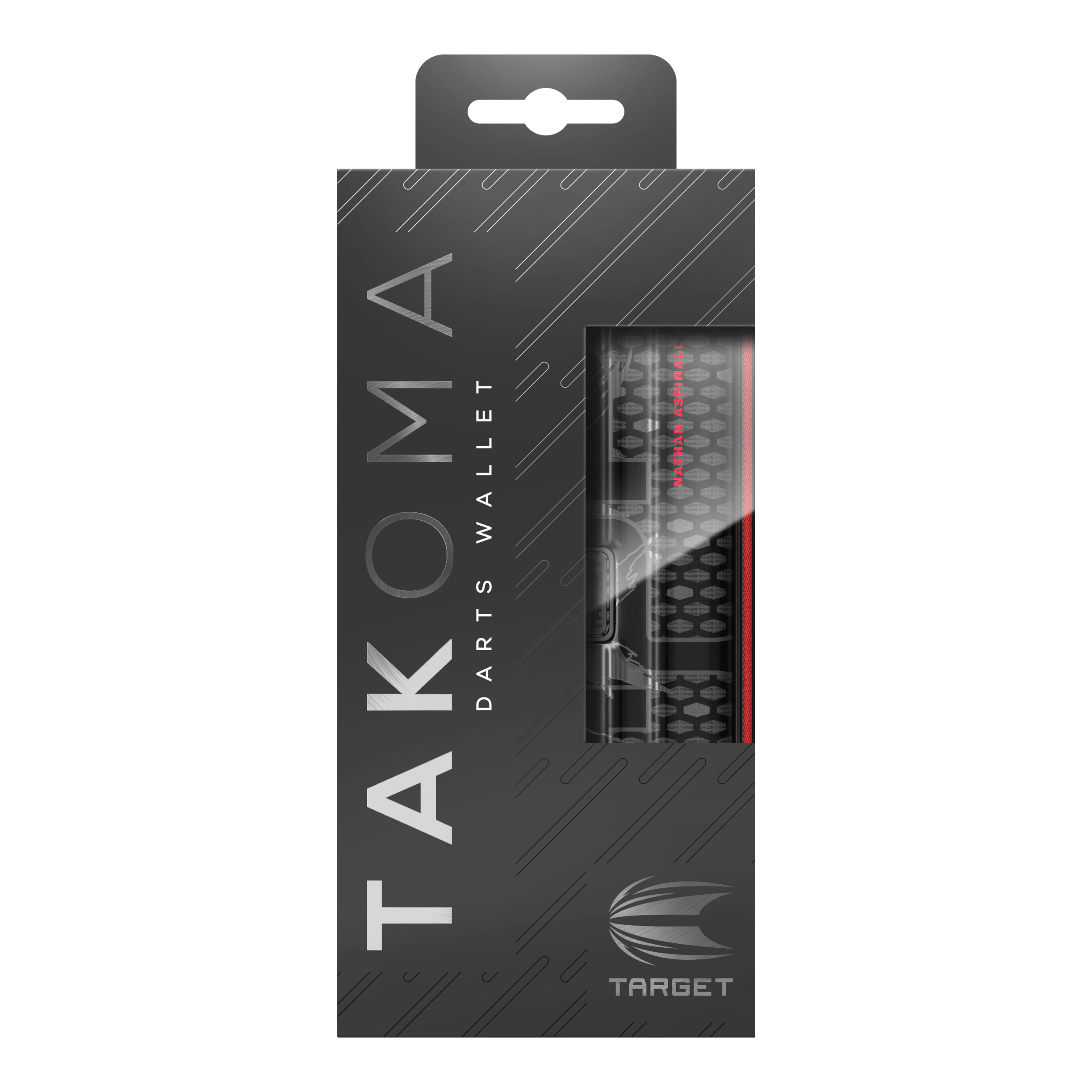 Takoma Ghost Series Nathan Aspinall darthoesje Das Foto zeigt das Takoma Ghost Series Nathan Aspinall Dartcase. Es ist ideal zur Aufbewahrung und zum Transport von Darts.